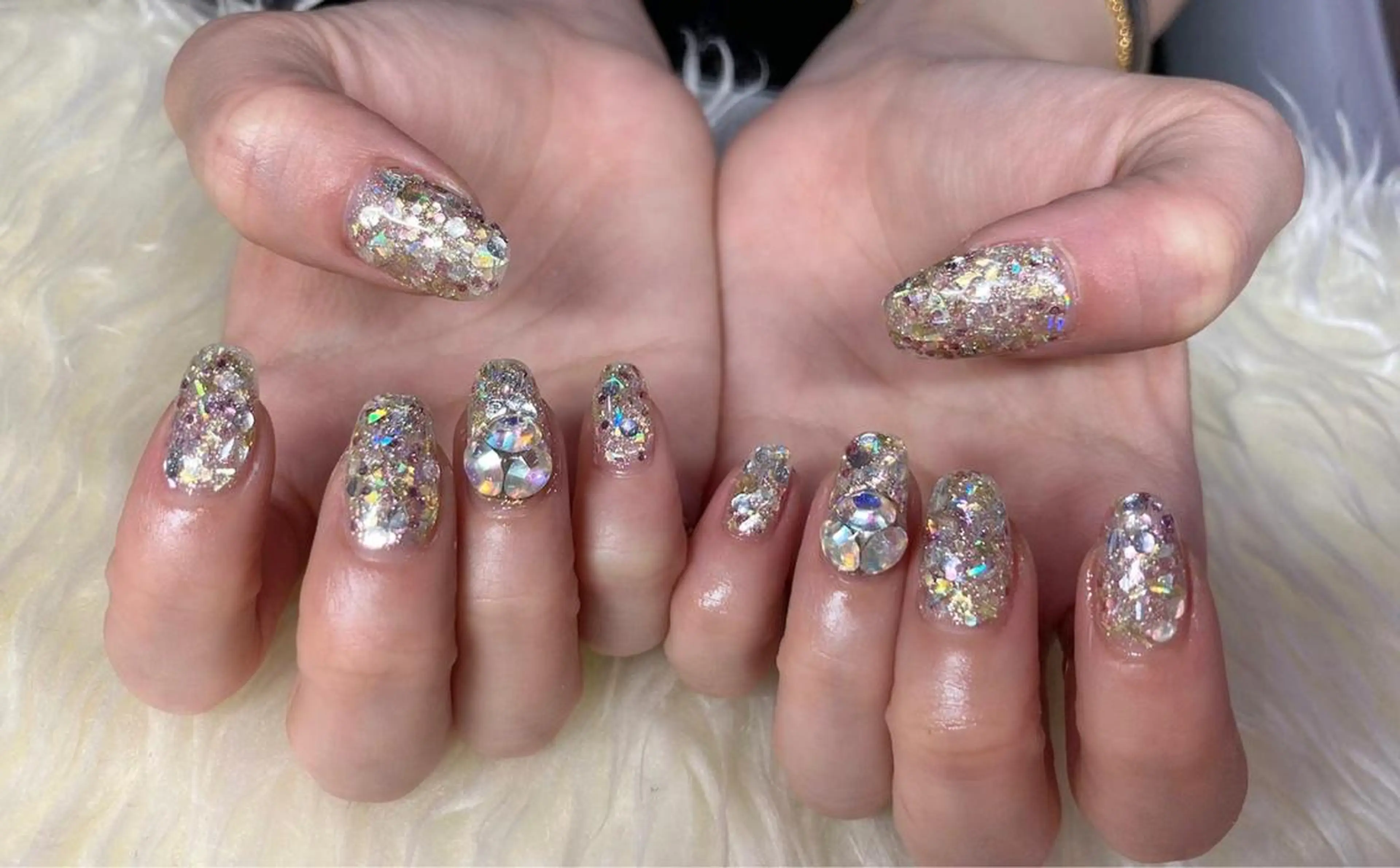 ネイル ジェルネイル ニュアンスネイル パラジェル 冬ネイル ハンドネイル Nail&eye Belire 新宿のネイルデザイン