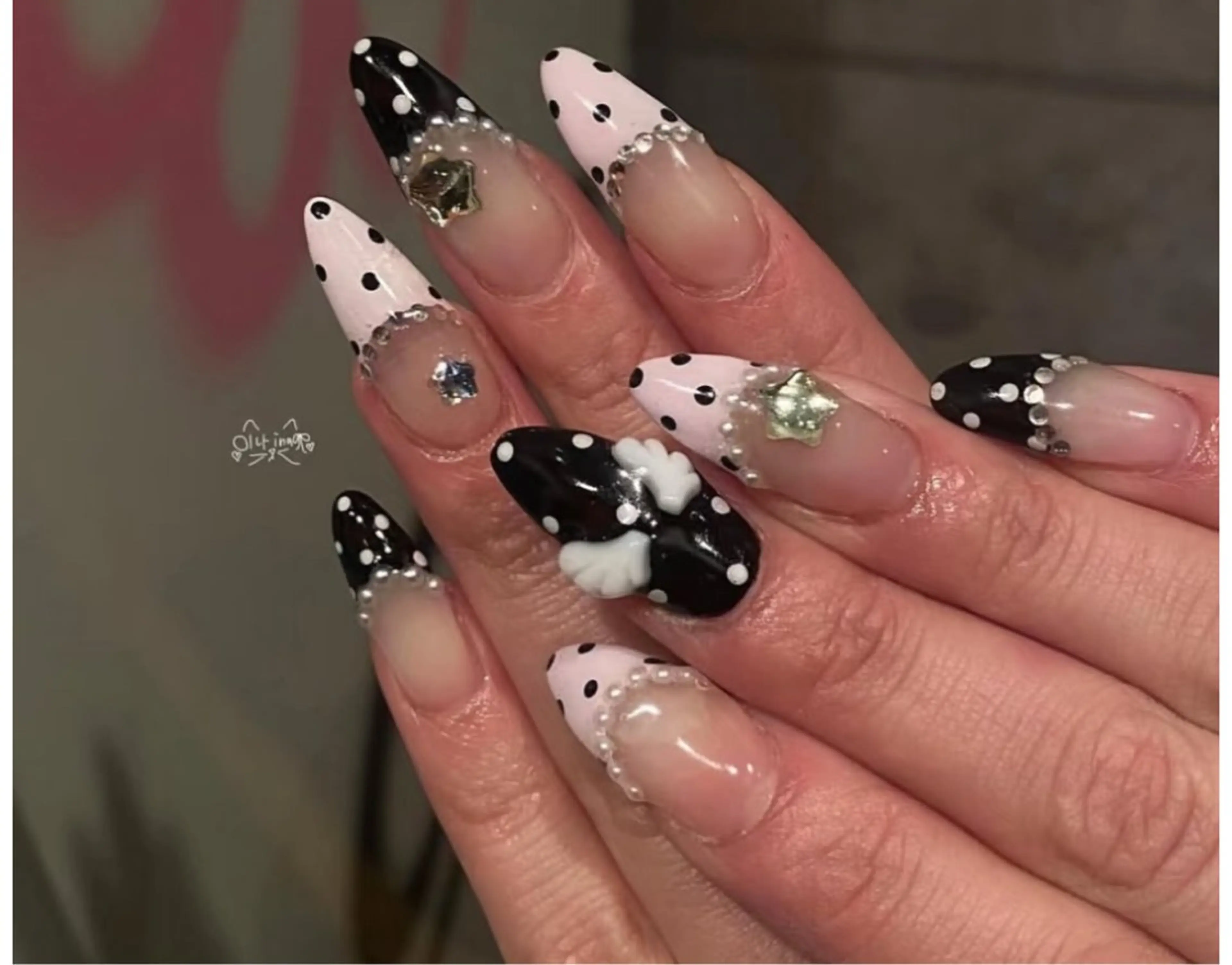 ネイル アートネイル オーロラネイル チークネイル フレンチネイル ガラスフレンチ ハンドネイル 🎀🎀YooLi Nail Salonのネイルデザイン