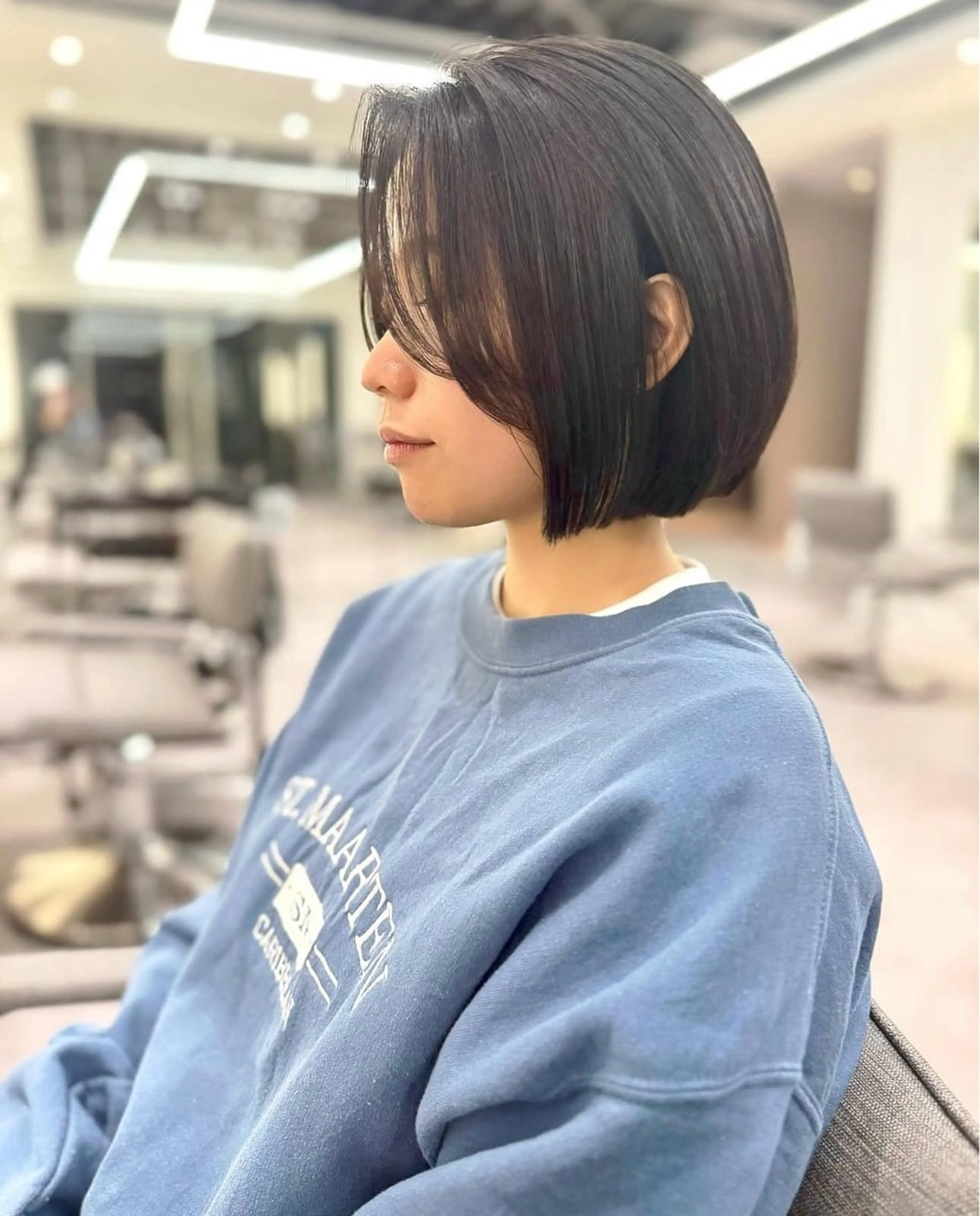 ショート カット nok所属・レイヤー/ベージュ/ どますず🌺のヘアスタイル