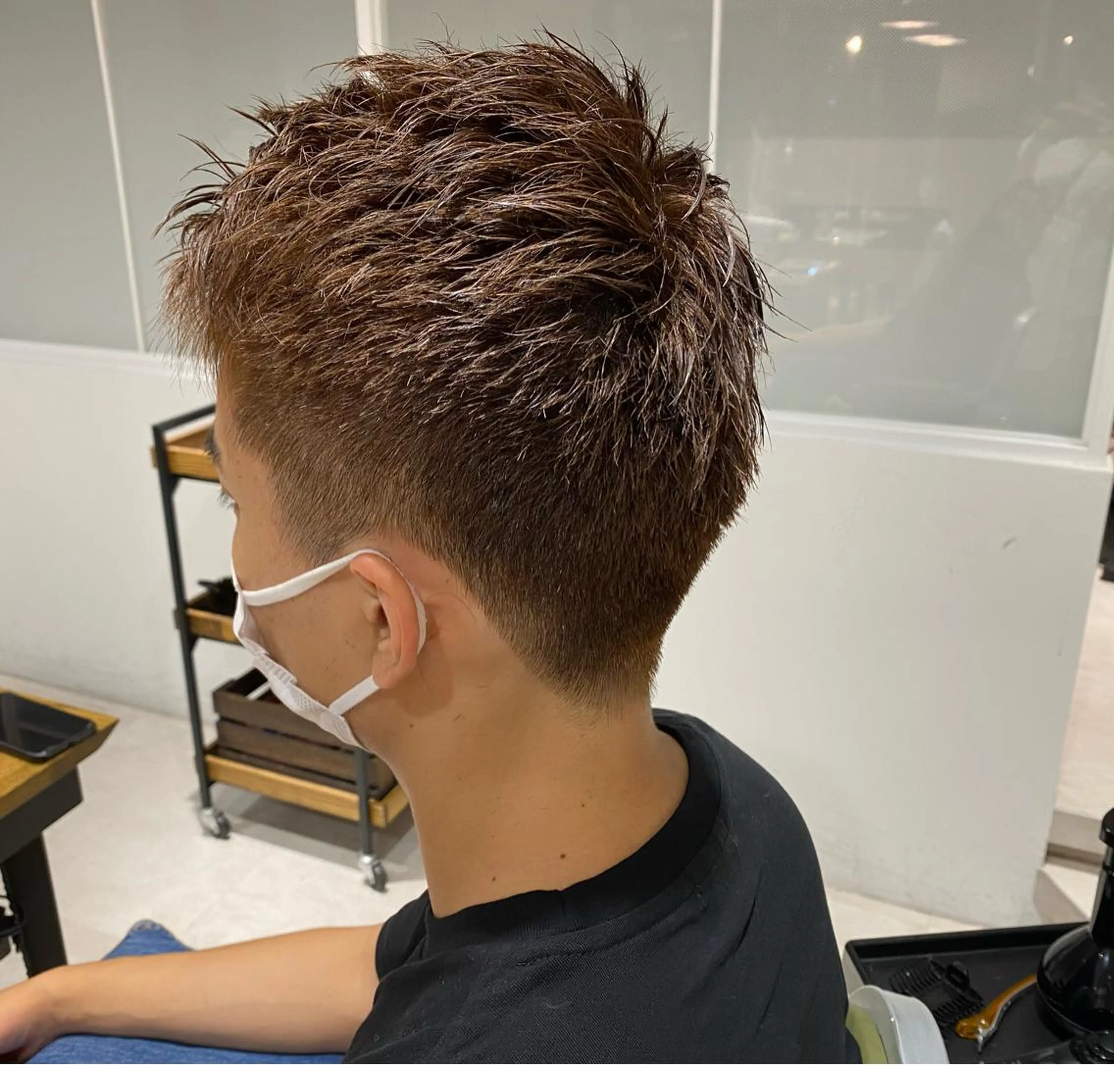 メンズ カット たなか もえなのヘアスタイル