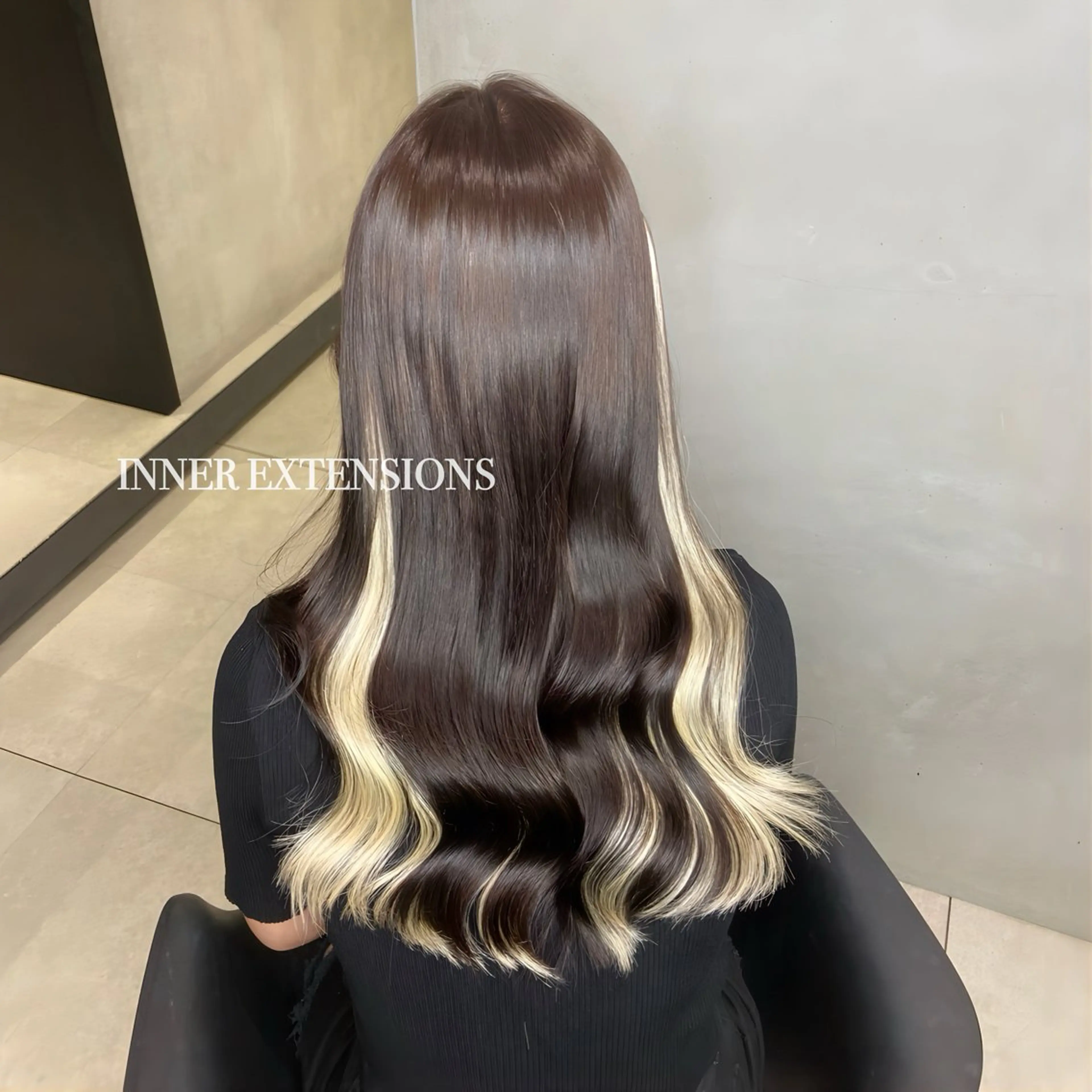 ロング エクステ エクステ 大阪 梅田/ ハイトーン/エクステのヘアスタイル