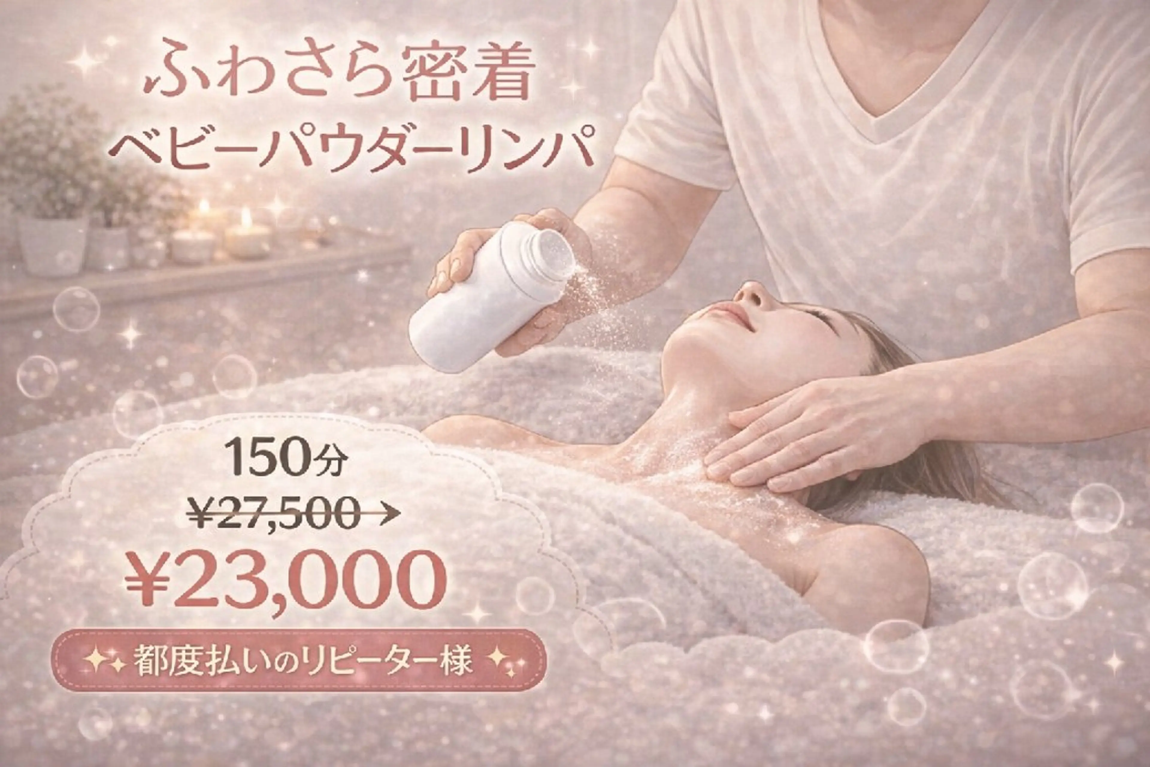 エステ リラク Comfortablebody所属・💖癒し×ときめき 💖寄り添い王子さくのエステ・リラクイメージ