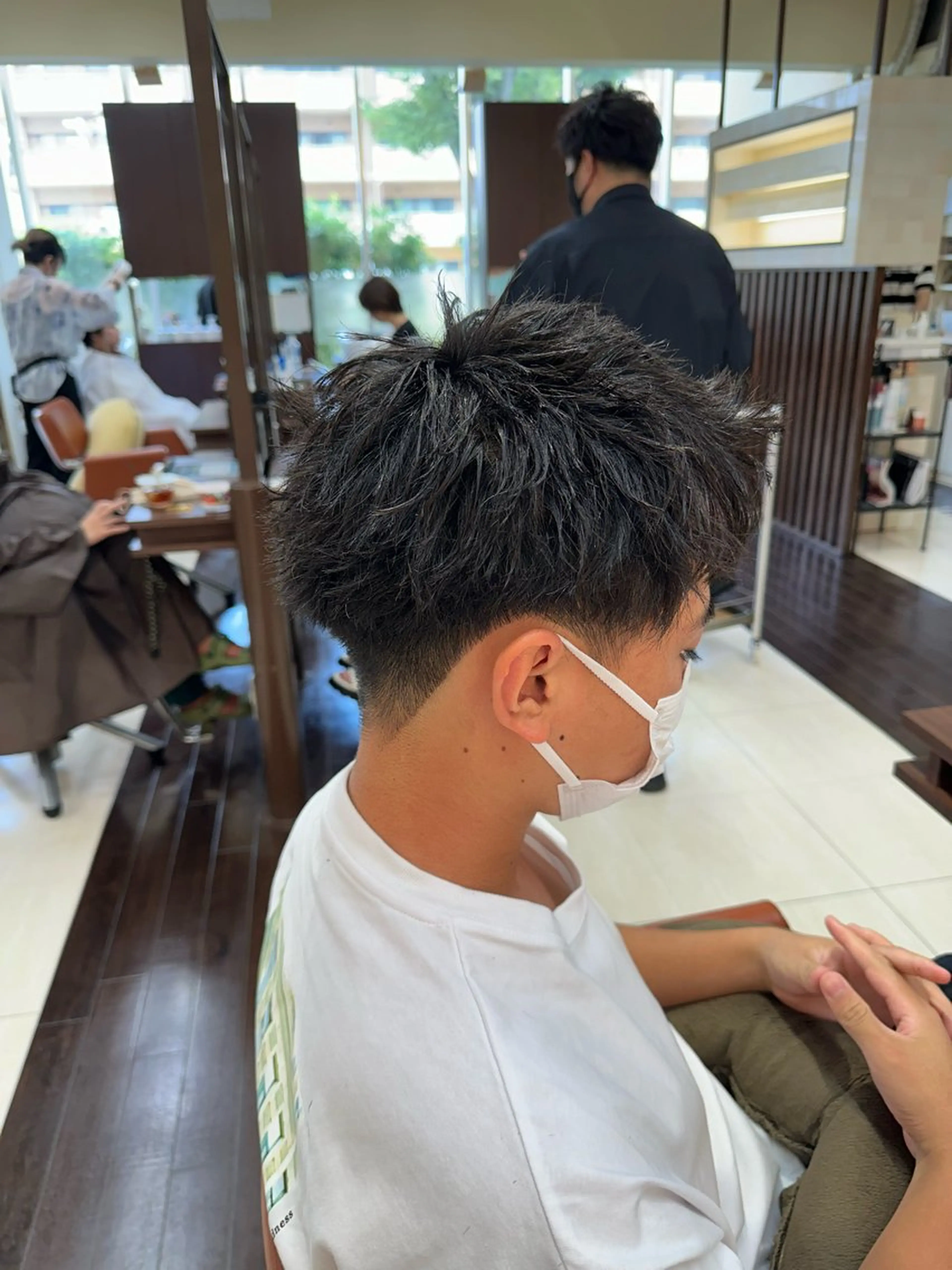 ショート カラー パーマ メンズ メンズパーマ カット パーマ ヘアセット 毎月230人担当/ メンズヘア/清和武虎のヘアスタイル