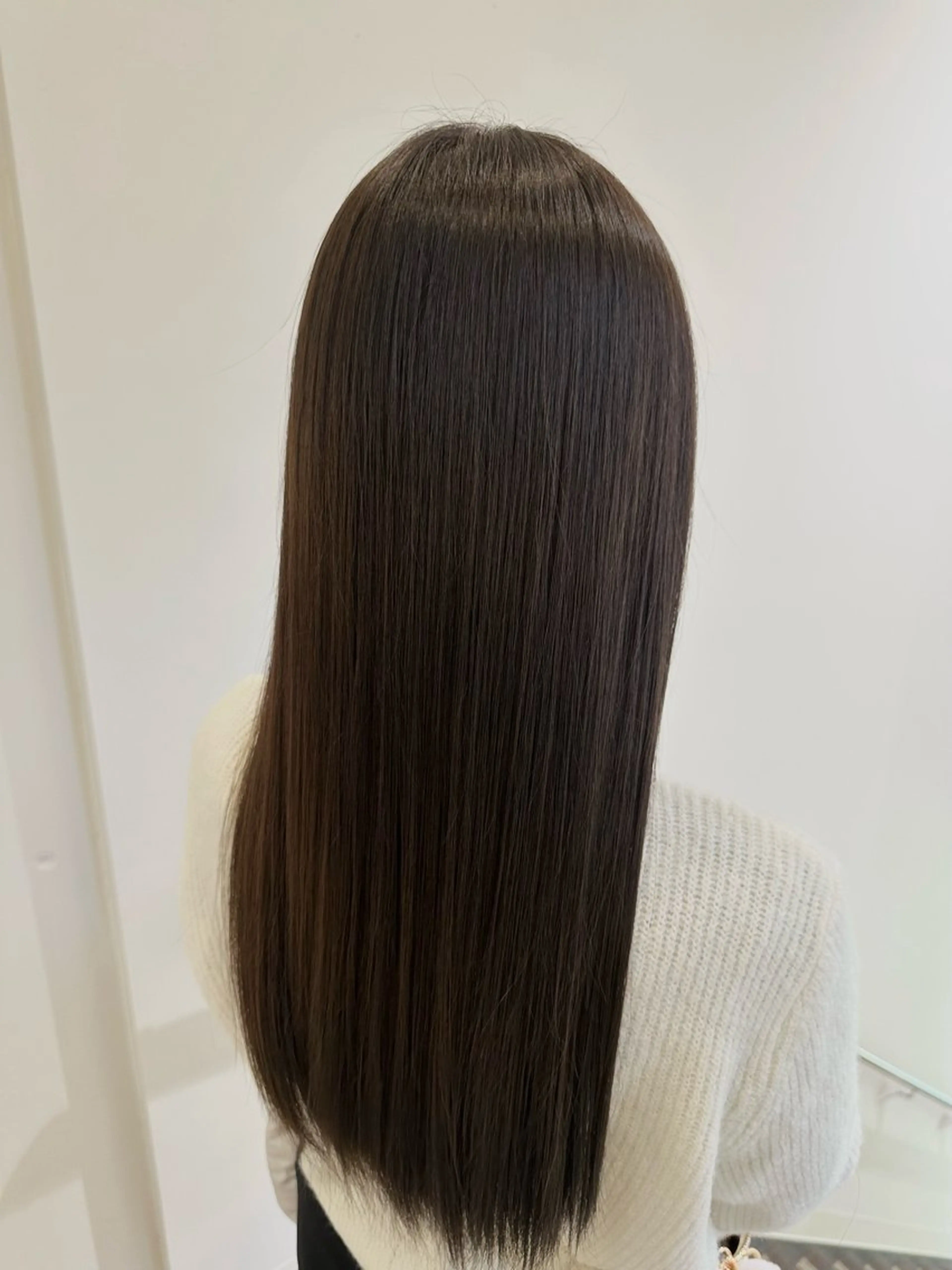 セミロング 縮毛矯正 🍜のばた 🍜のヘアスタイル