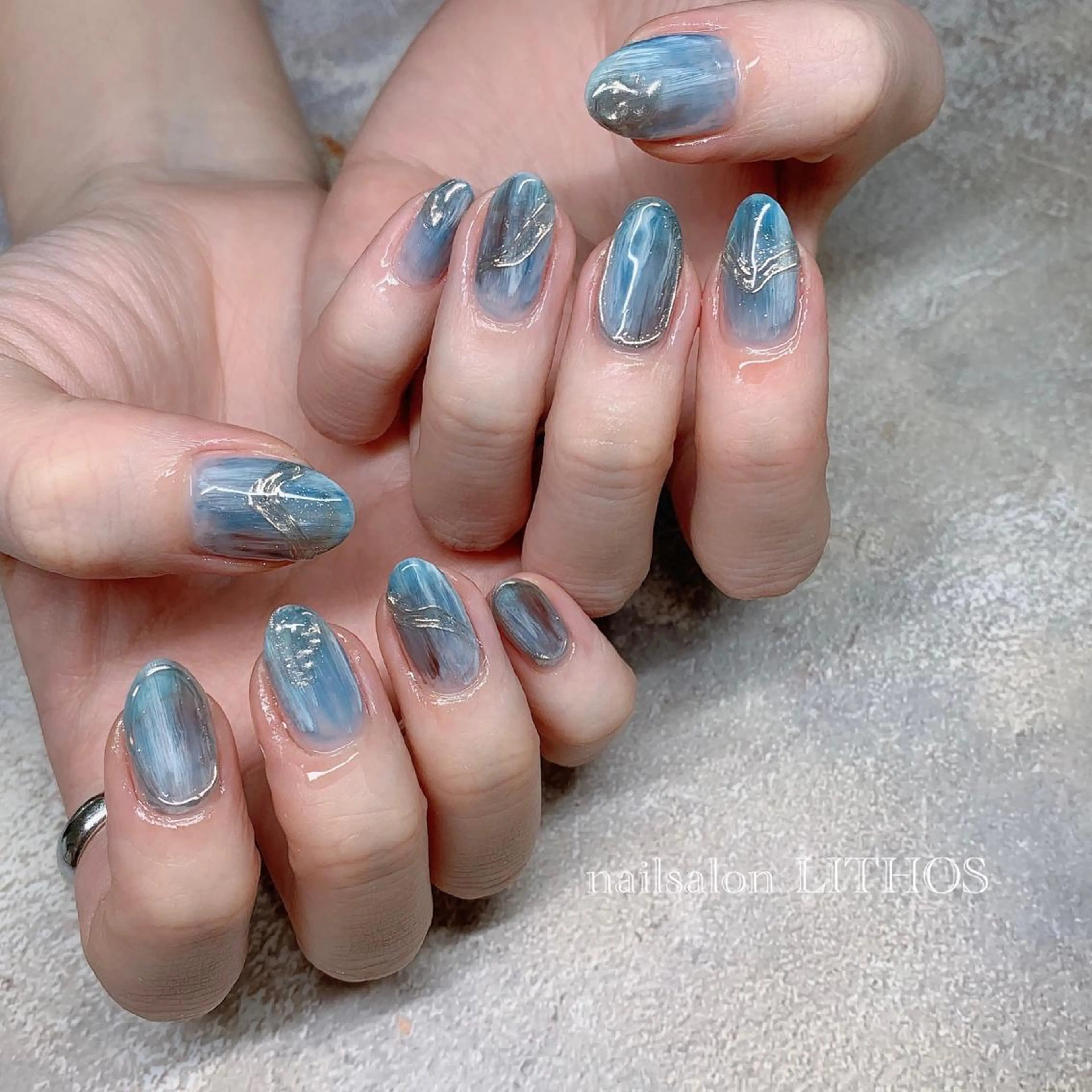 ネイル ハンドネイル nailsalon Lithos所属・nailsalon Recontreのネイルデザイン