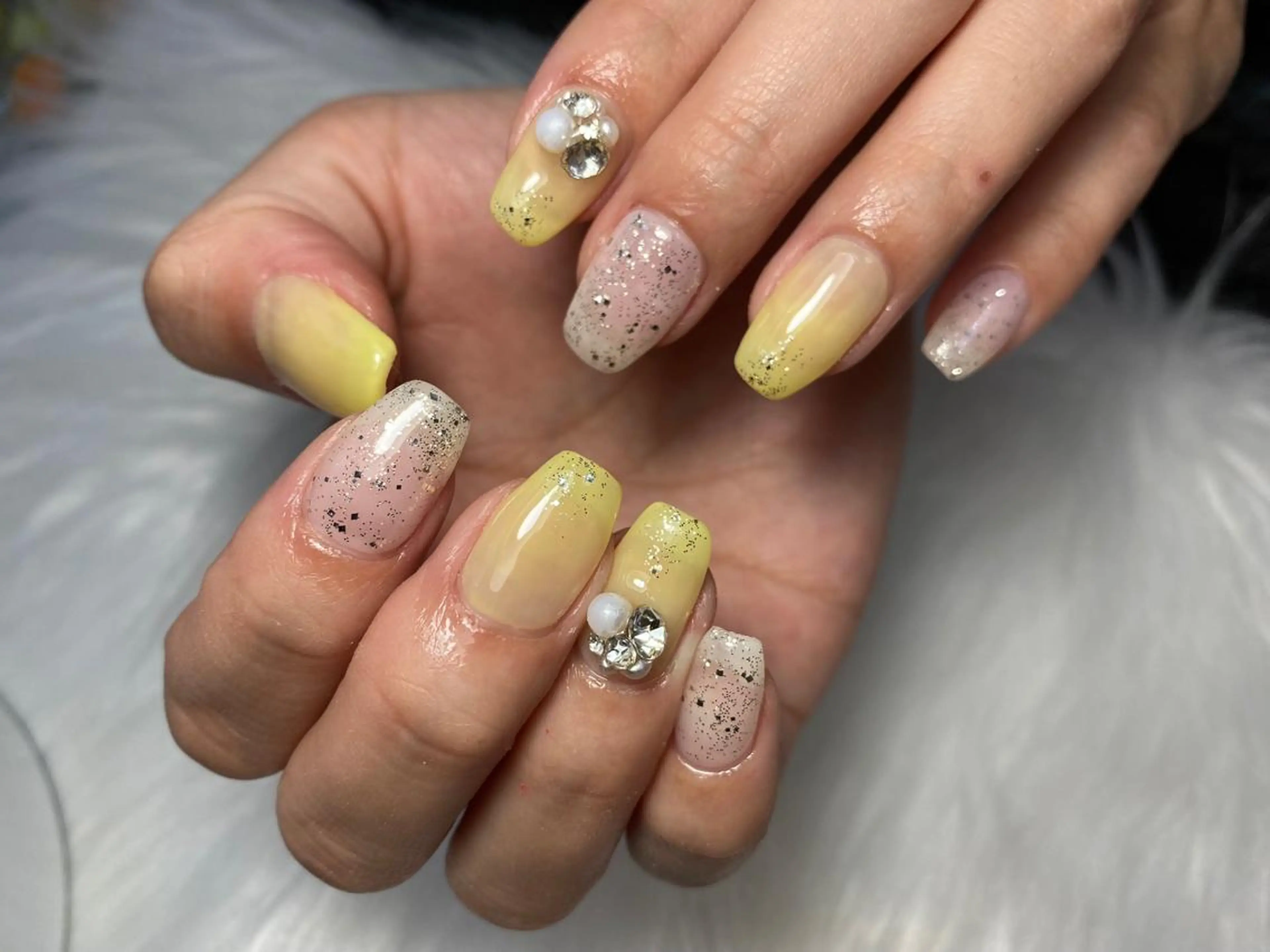 ネイル ハンドネイル Mana‪ ‪·͜· ❤︎‬のネイルデザイン