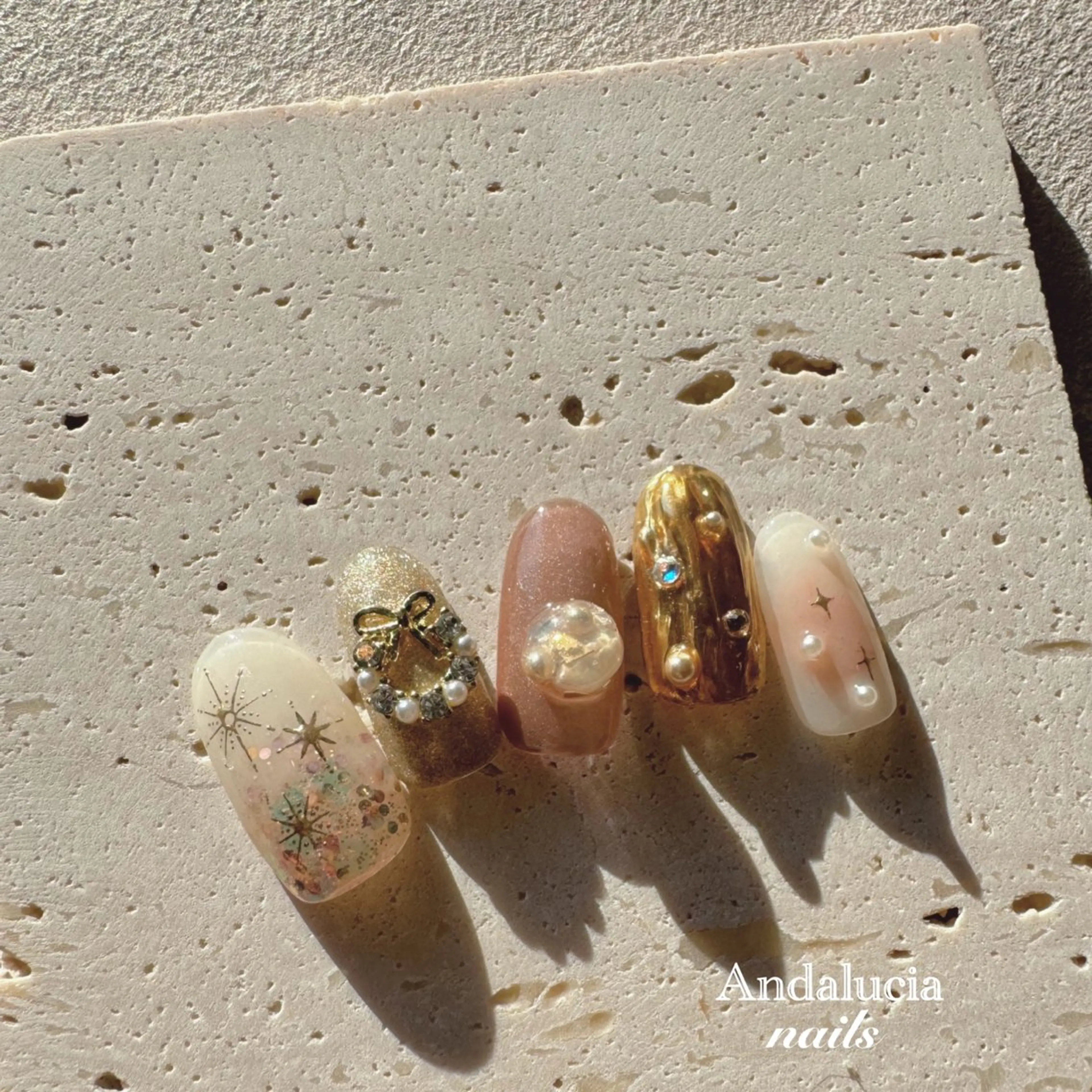 ネイル ニュアンスネイル ハンドネイル Andalucia nailsのネイルデザイン