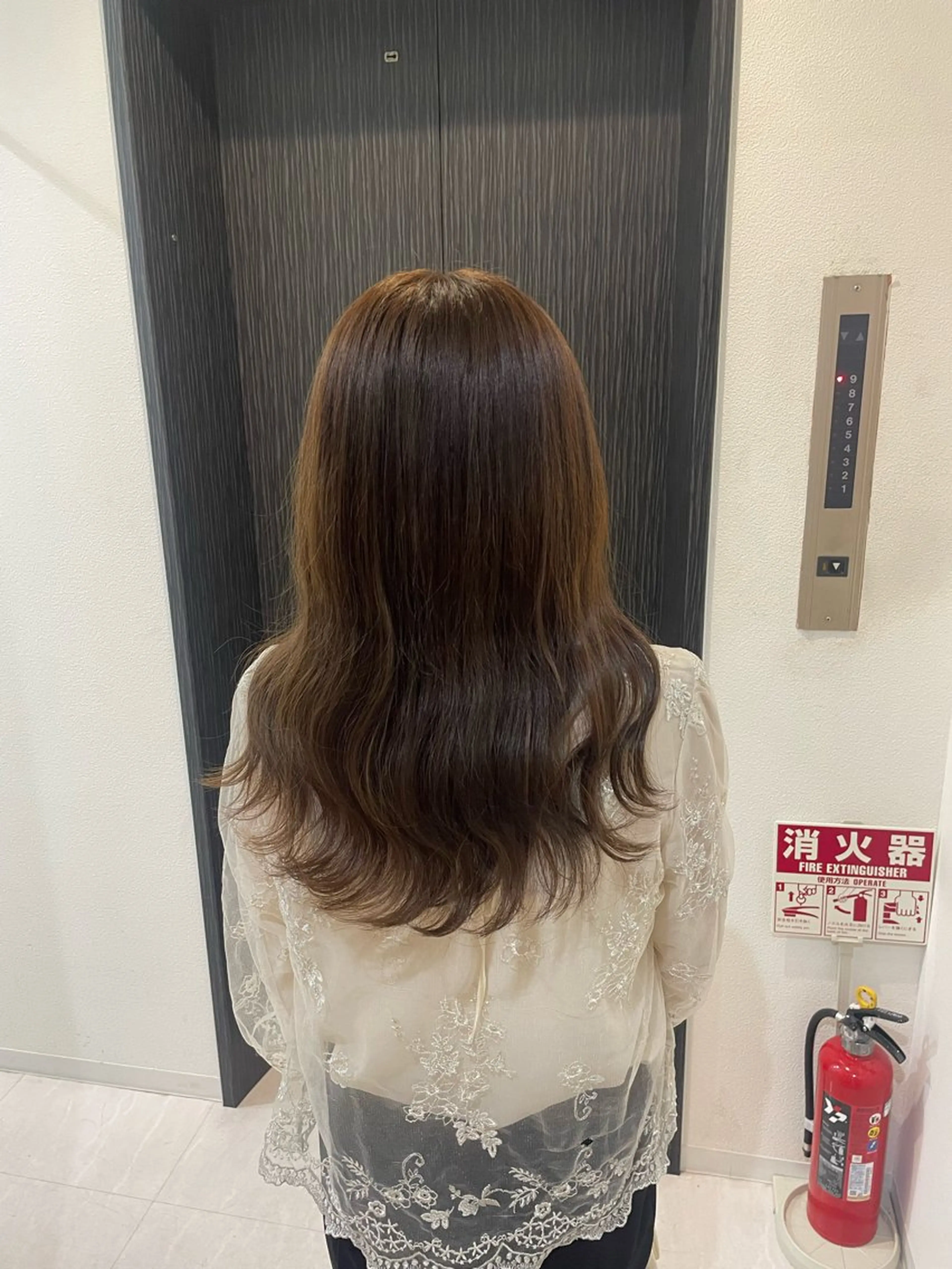 ロング 光岡 玲遠のヘアスタイル