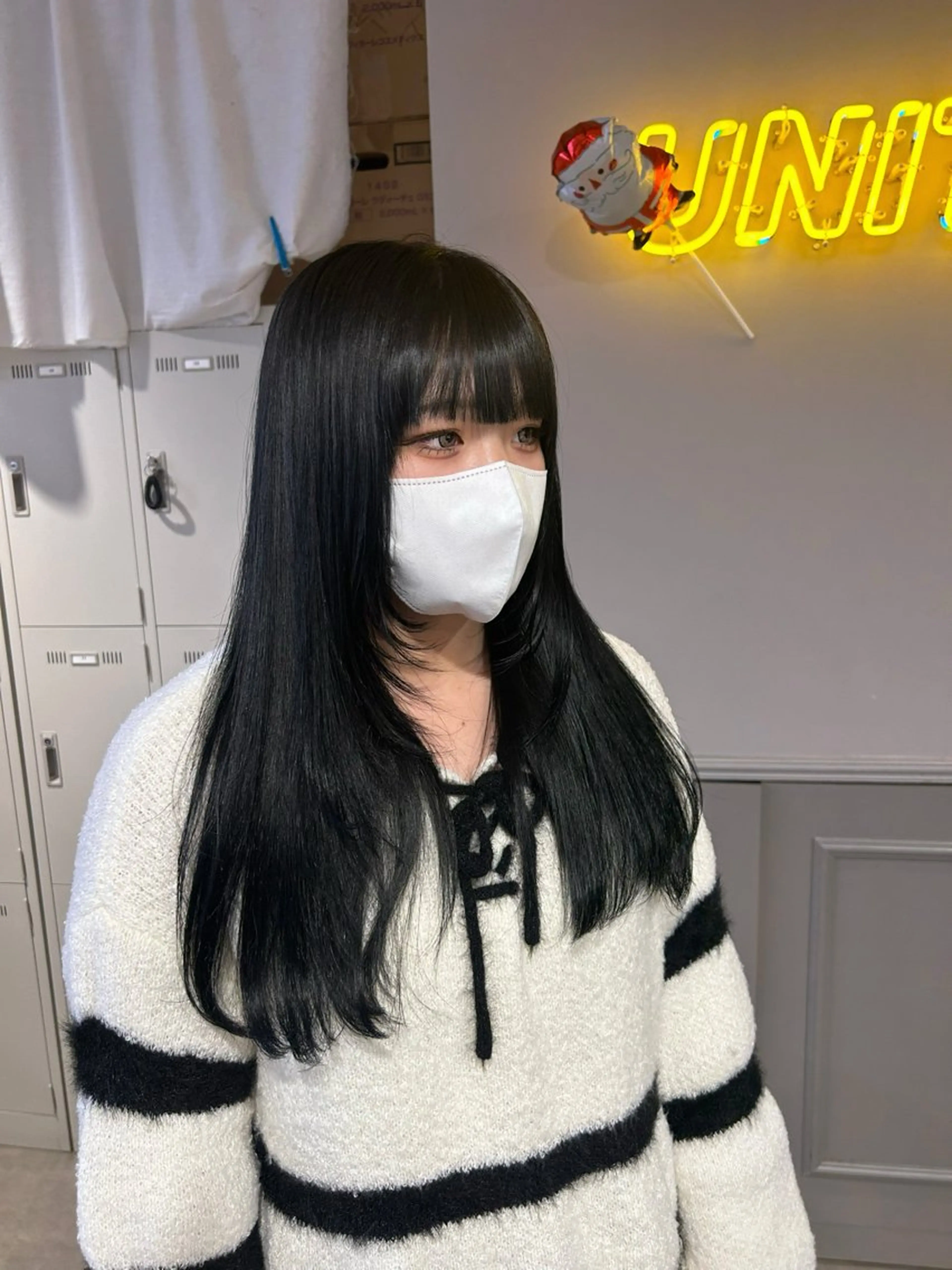 ロング カラー パーマ ヘアアレンジ メンズ キッズ レイヤーカット ブリーチなしカラー/ ブラウン/レイヤーのヘアスタイル