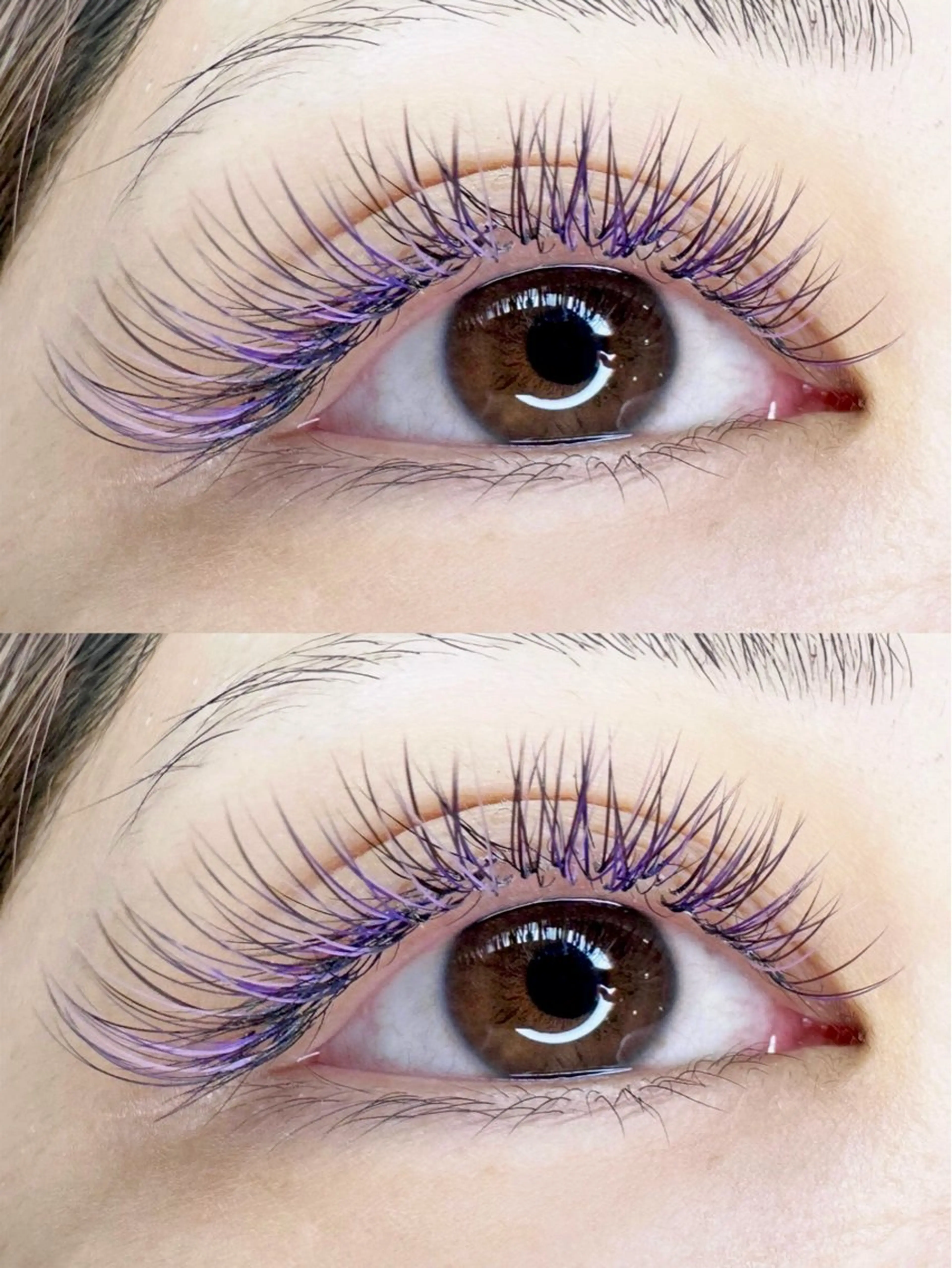 カラーLEDエクステ💟140本の写真