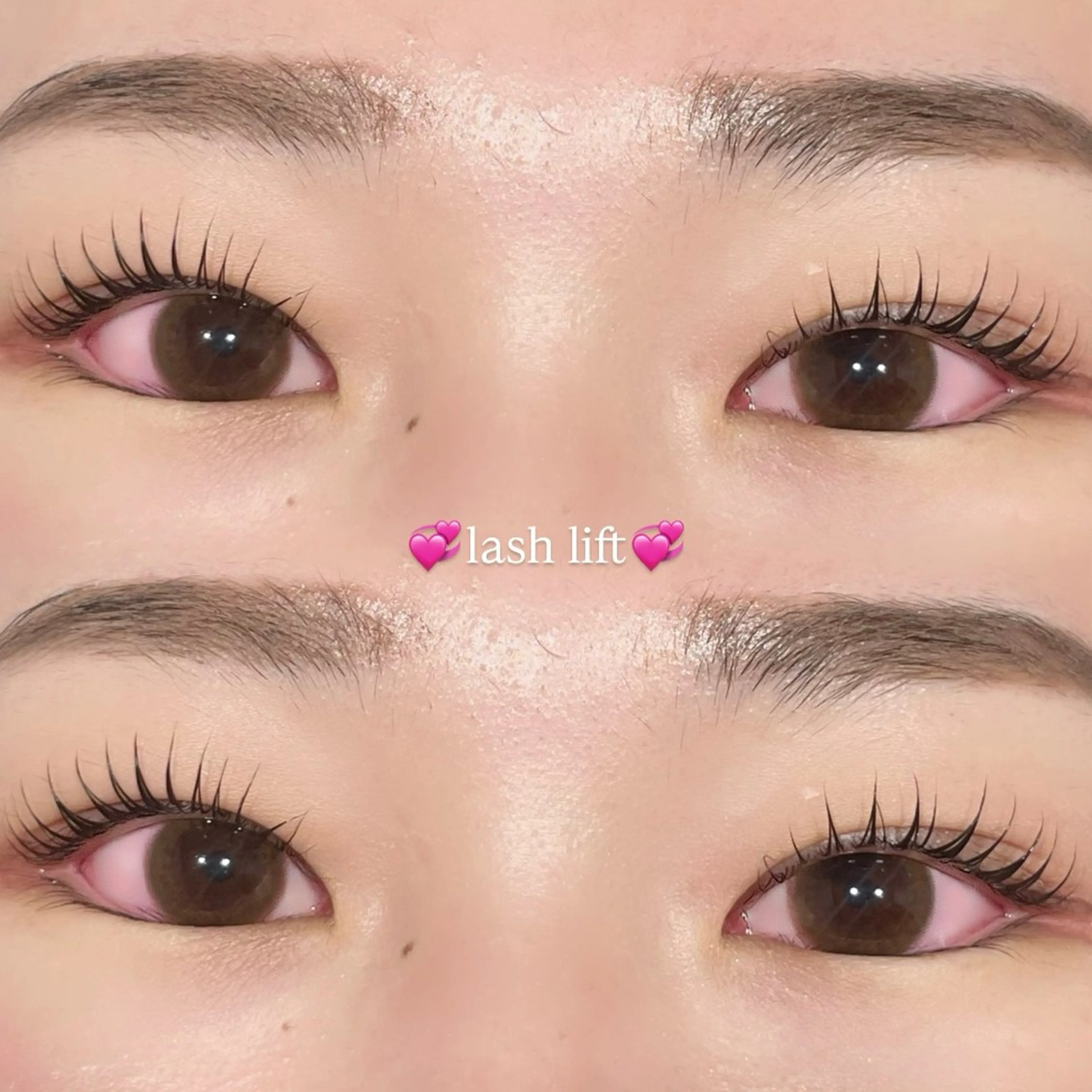 set menu🎀 まつ毛パーマ＋美眉wax💞美容液コーティング付✨の写真