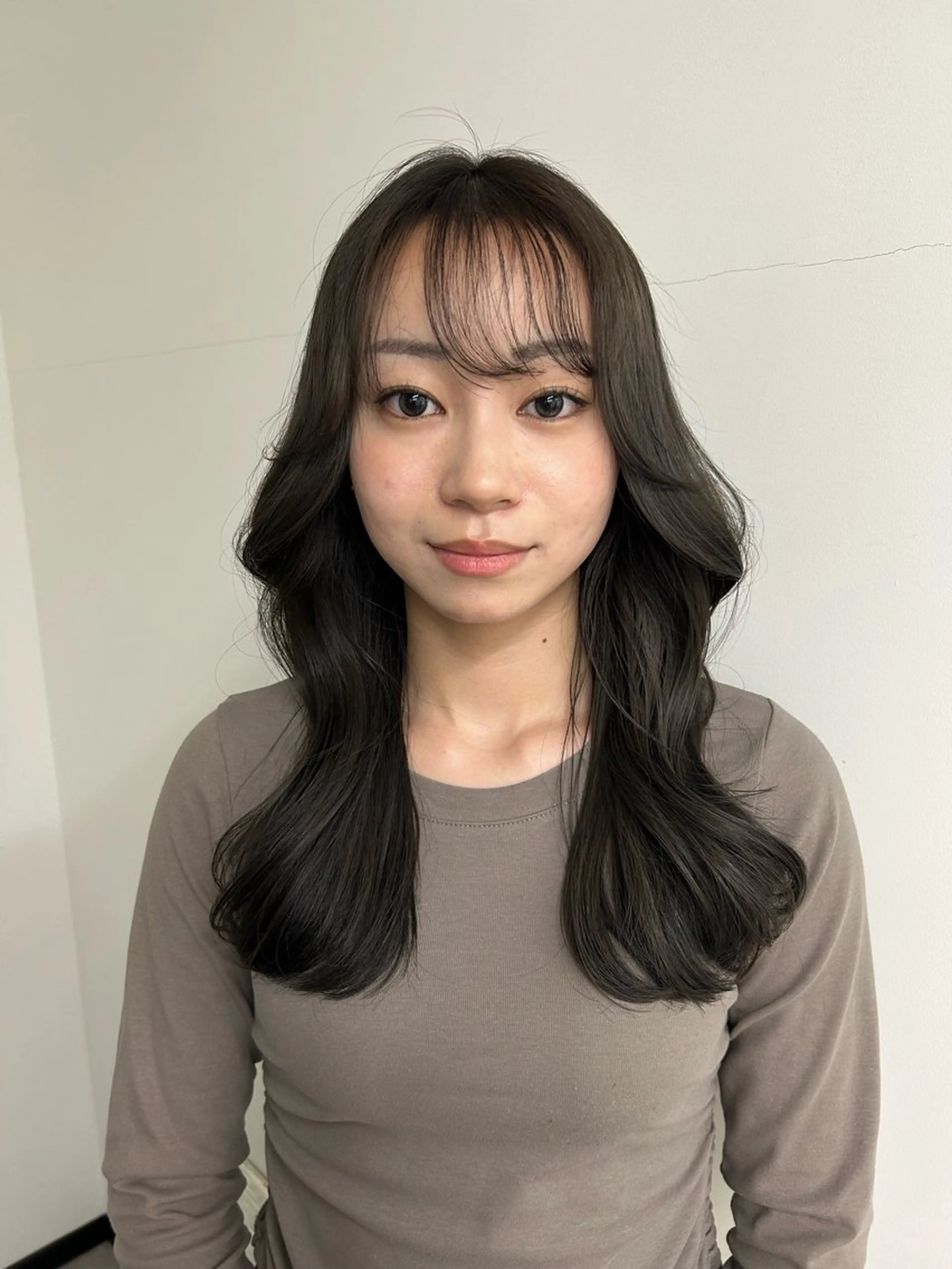 ロング カラー ブリーチ 透明感カラー グレージュ 名古屋栄/ブリーチ/ ボブ🧃木下桃嘉のヘアスタイル