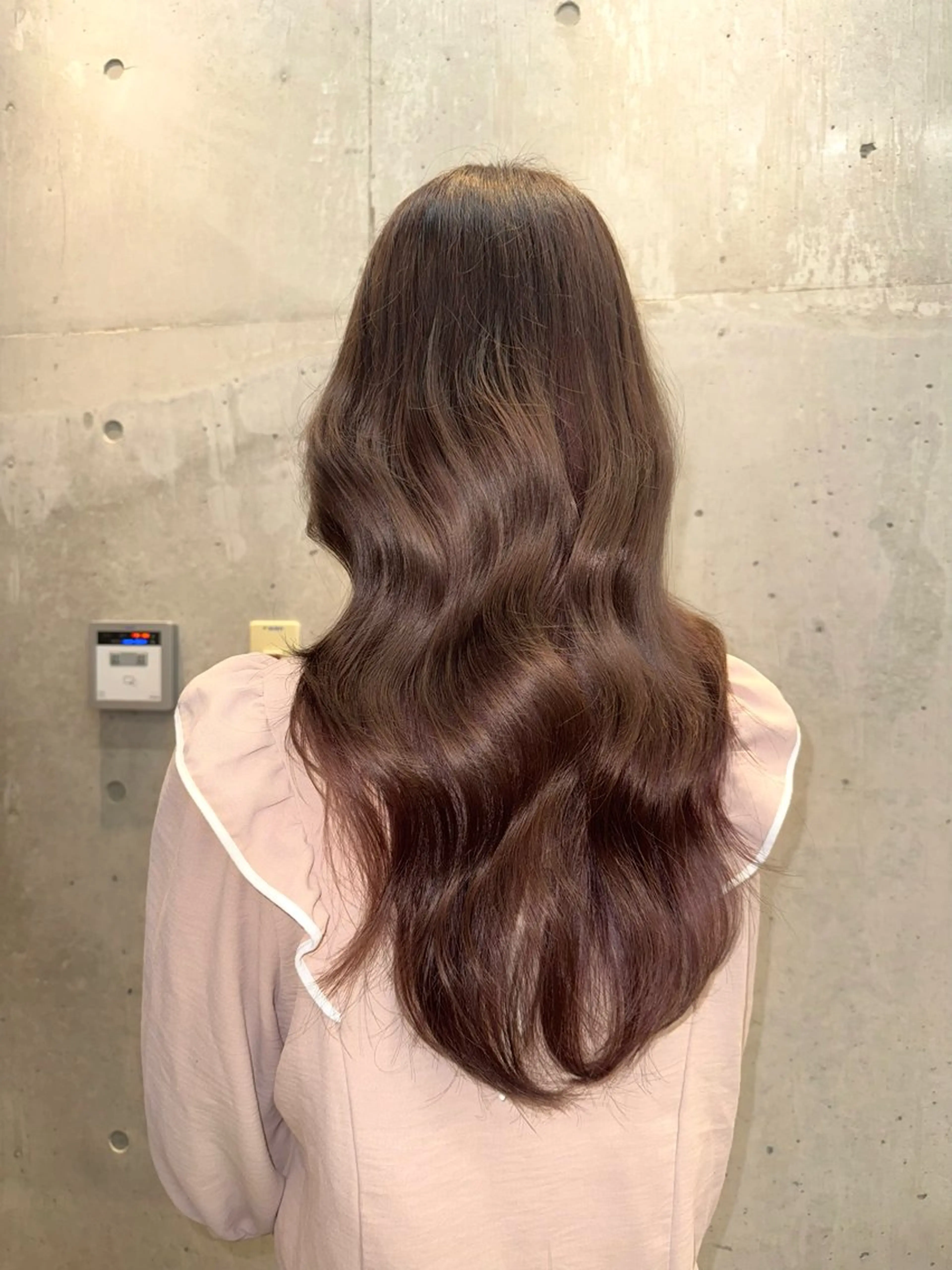 ロング ショートボブ ボブ ハイライト 髪質改善 韓国風ヘア ヘアカラー トリートメント KAAI ㅤのヘアスタイル