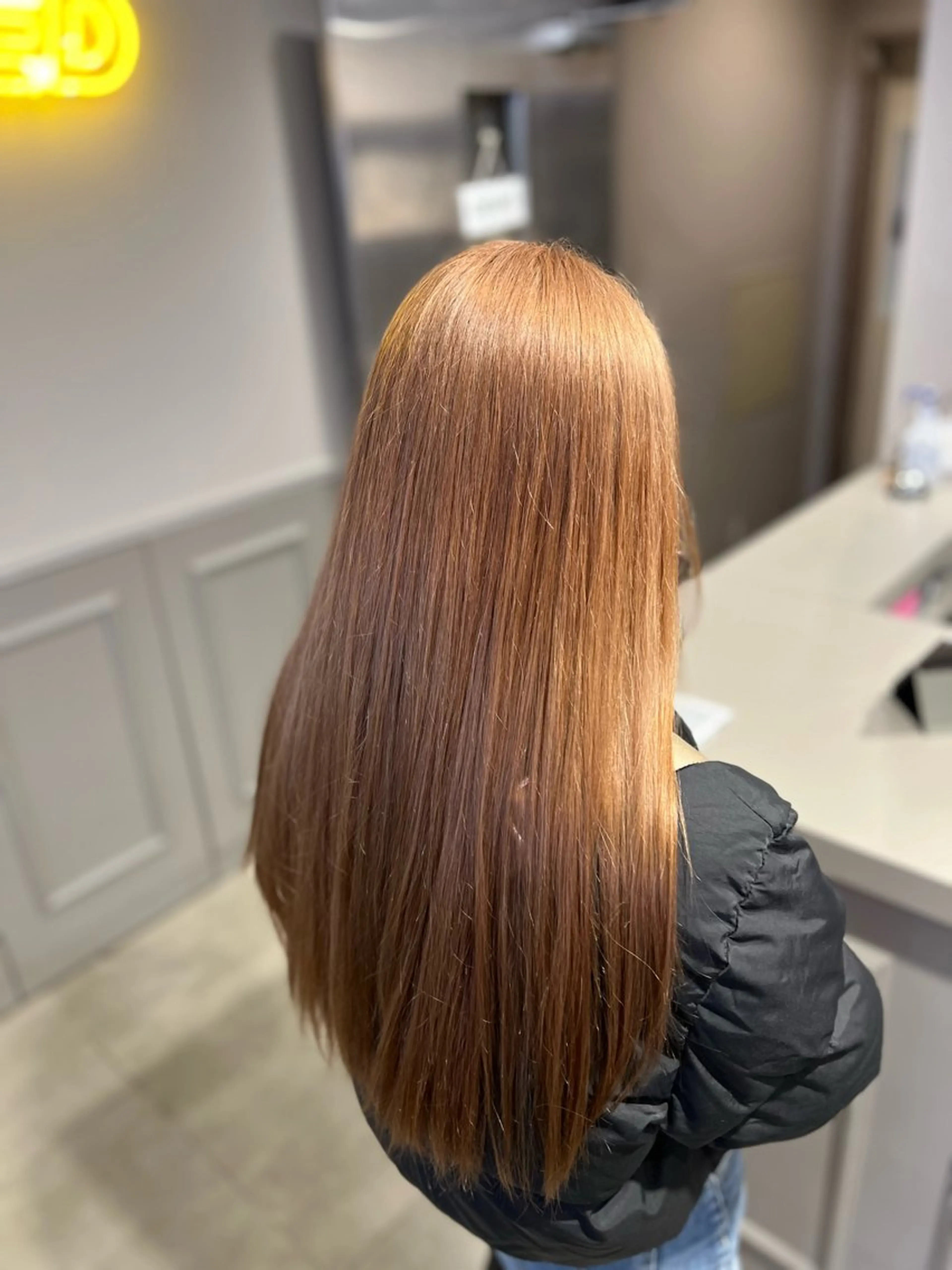 ロング カラー ヘアカラー 韓国レイヤーカット /REIのヘアスタイル