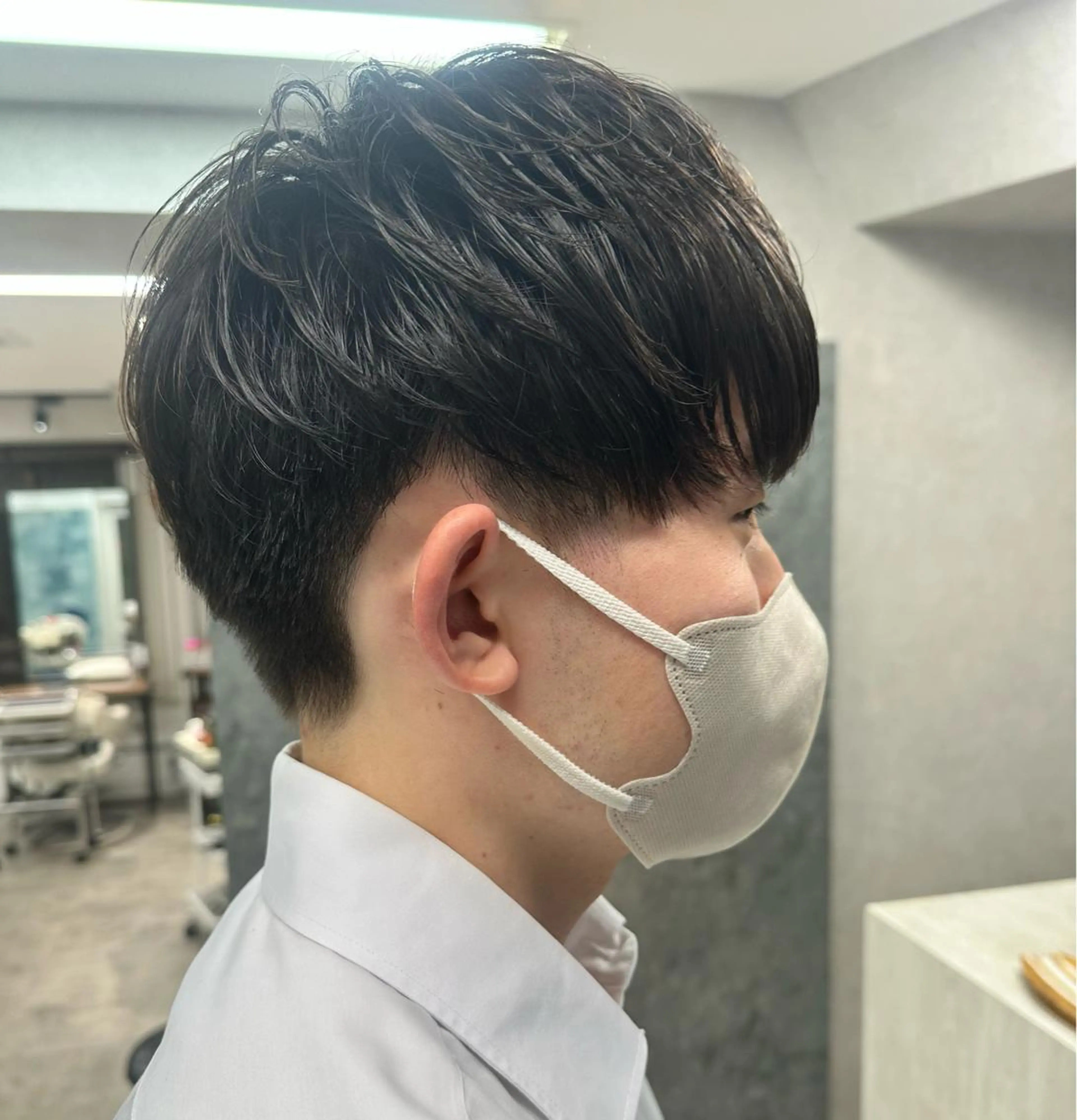 メンズ マッシュ メンズパーマ ツーブロック カット Noy所属・Noyヨシモト ヒロトのヘアスタイル