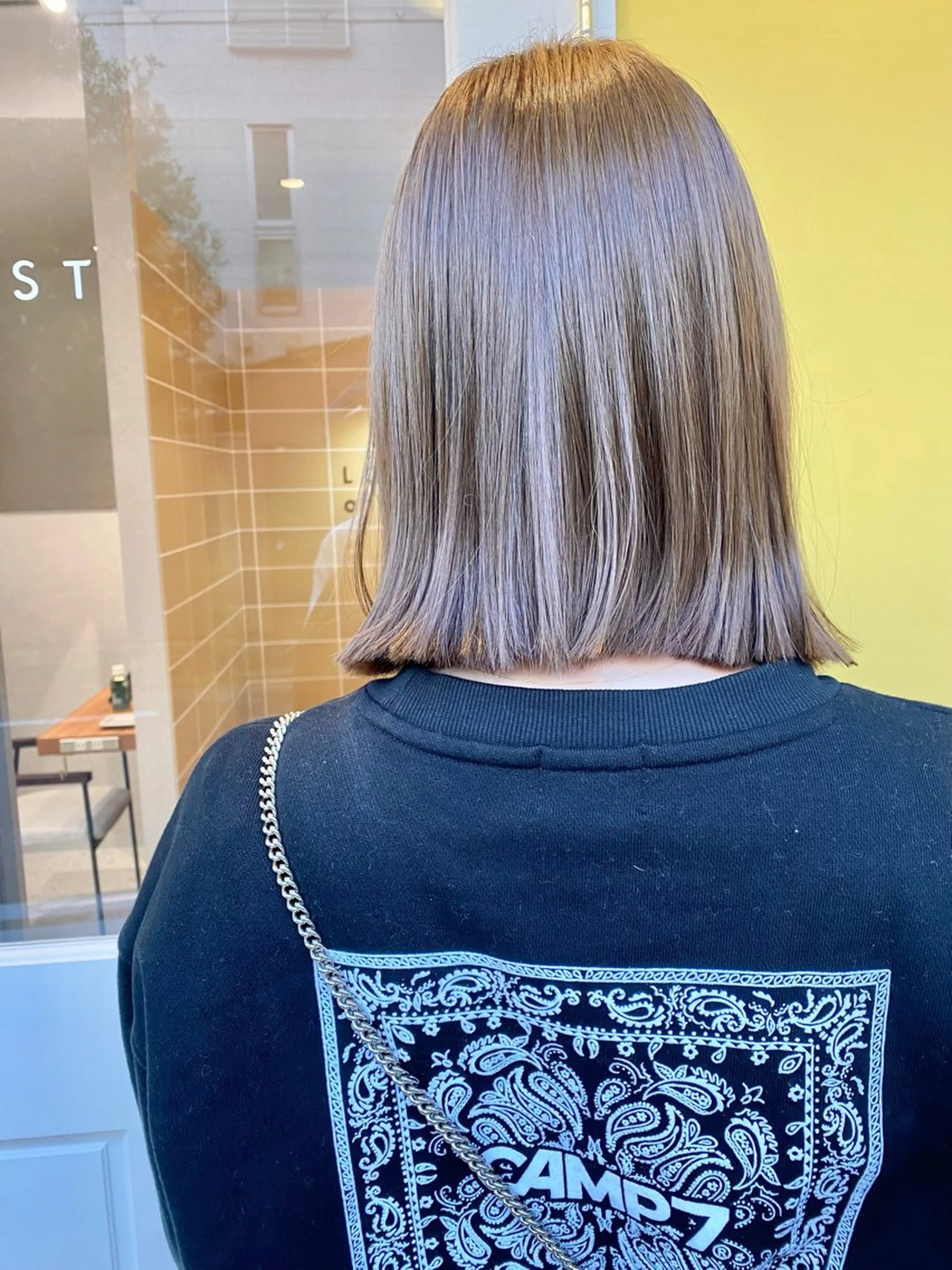 ミディアム カラー カット ヘアカラー トリートメント LOVESTOIKE 堂本のヘアスタイル