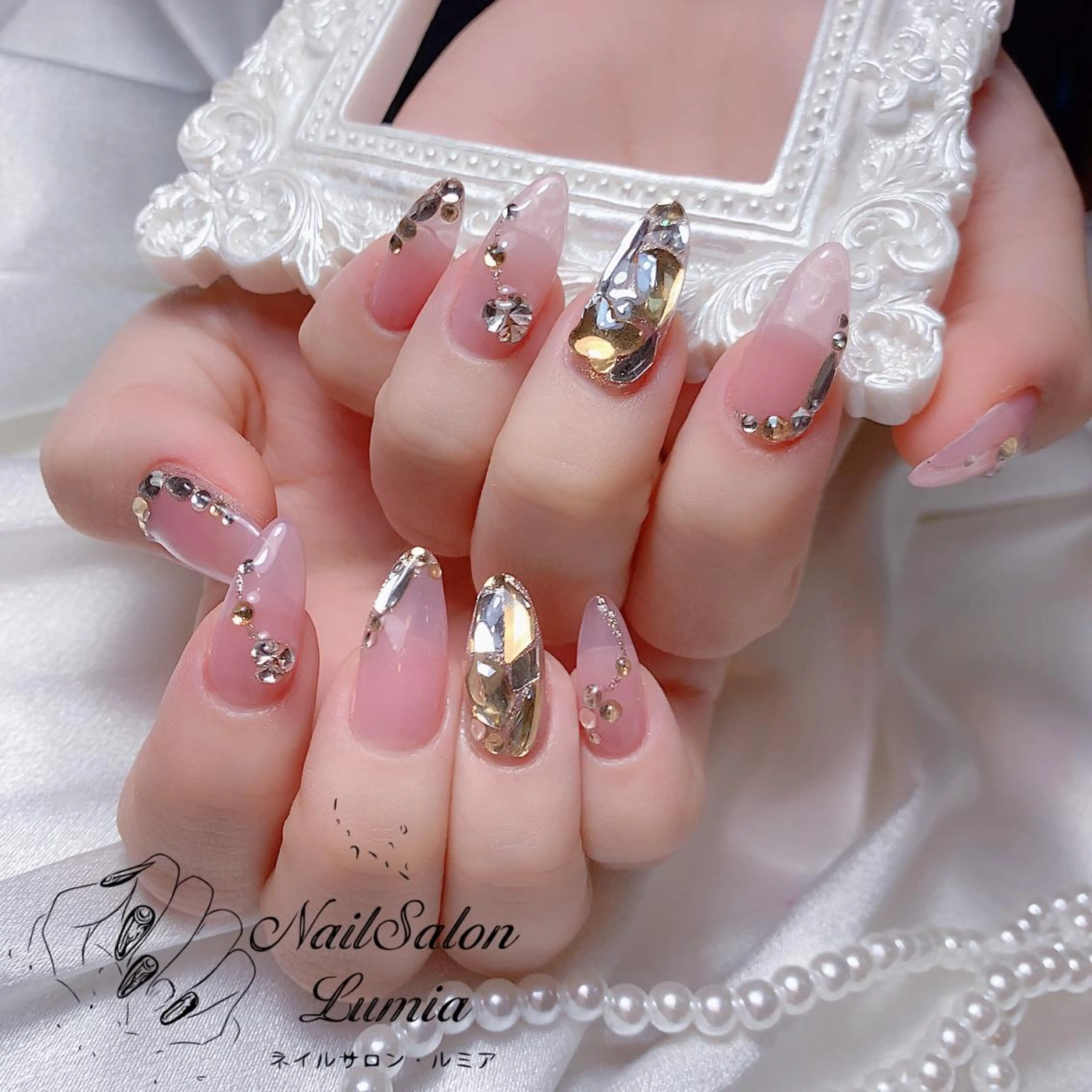 ネイル ハンドネイル ネイルサロン ルミア Lumia 店長のネイルデザイン
