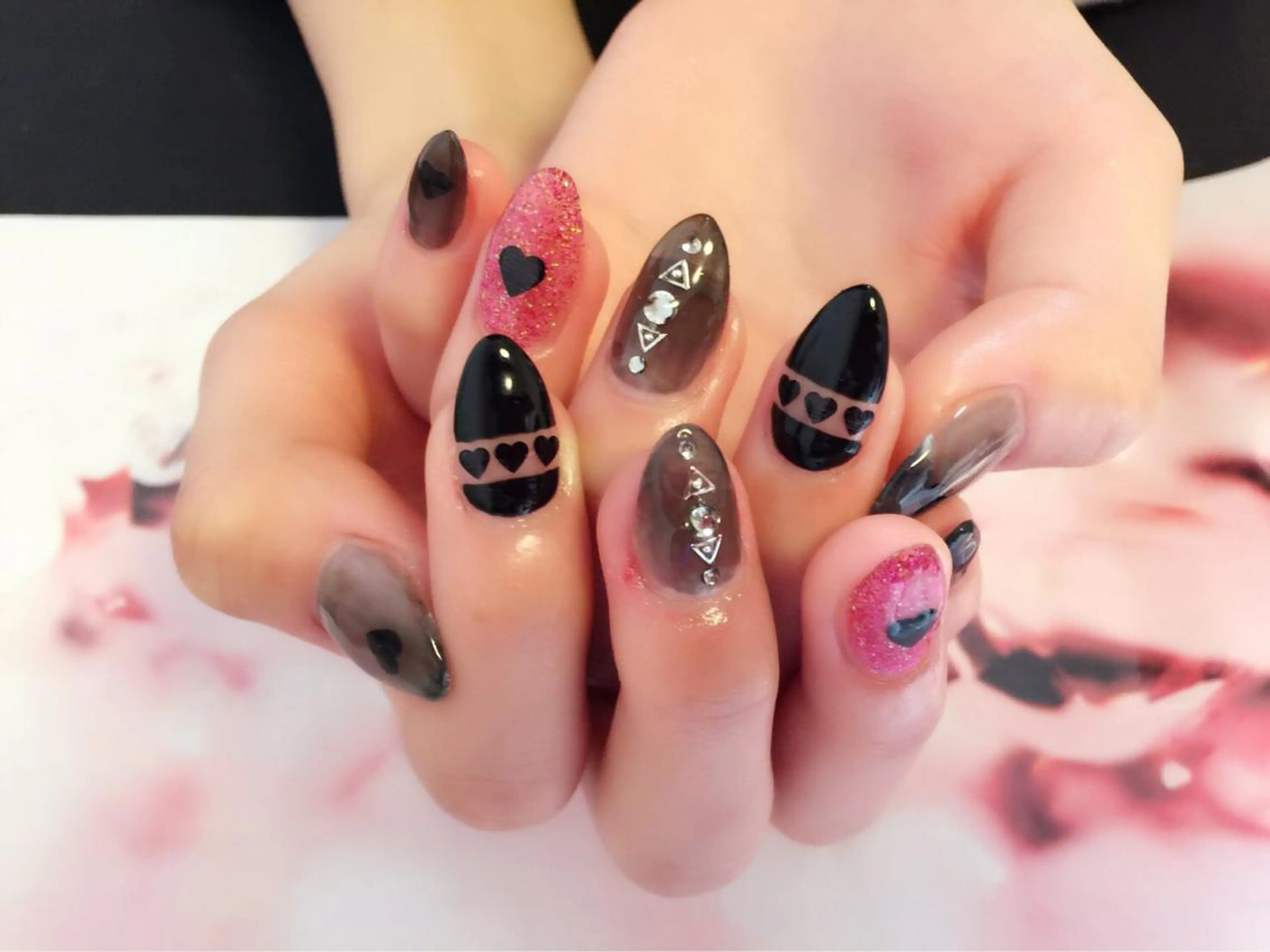 ネイル スカルプネイル a yakaのネイルデザイン