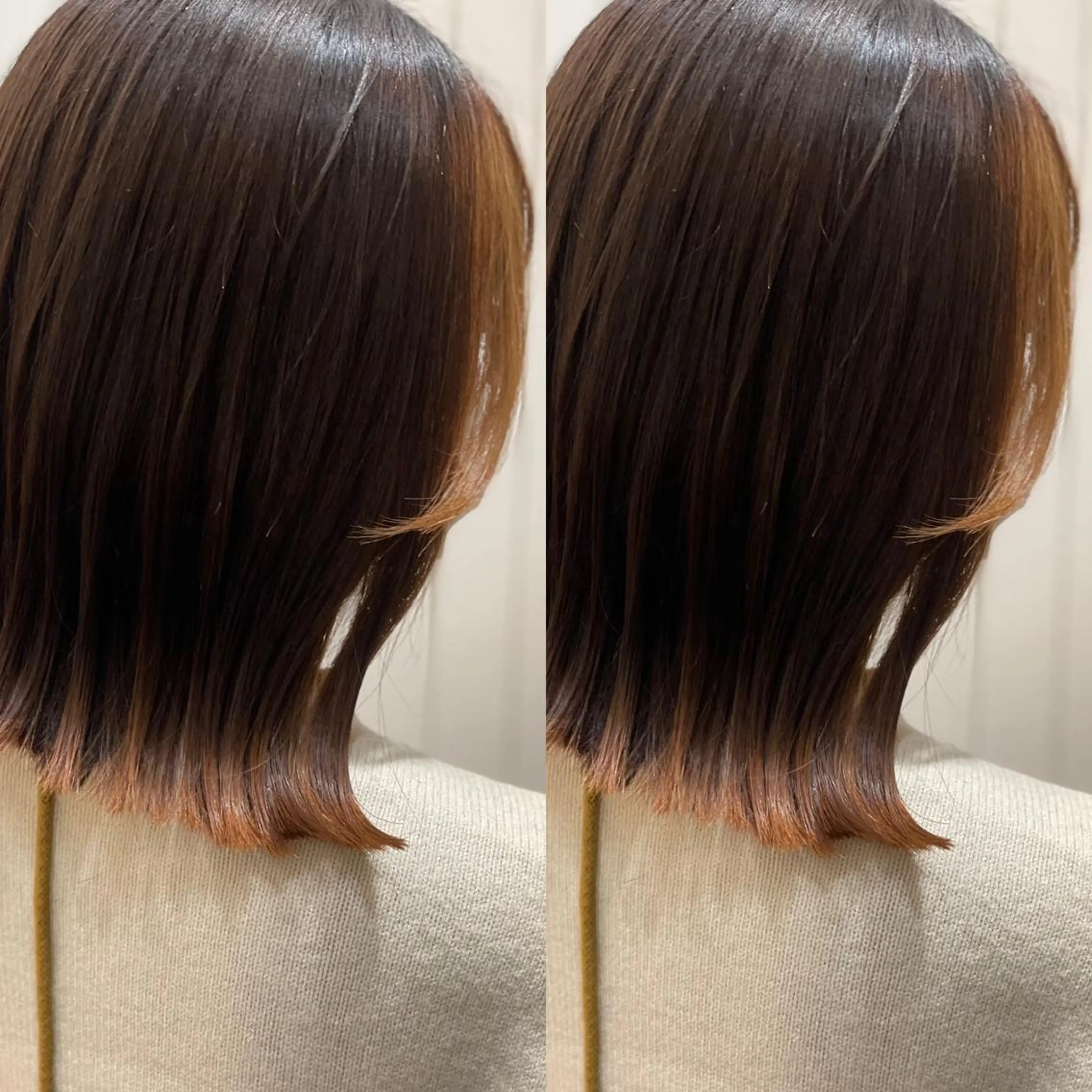 セミロング Snaly カラー特化ページのヘアスタイル