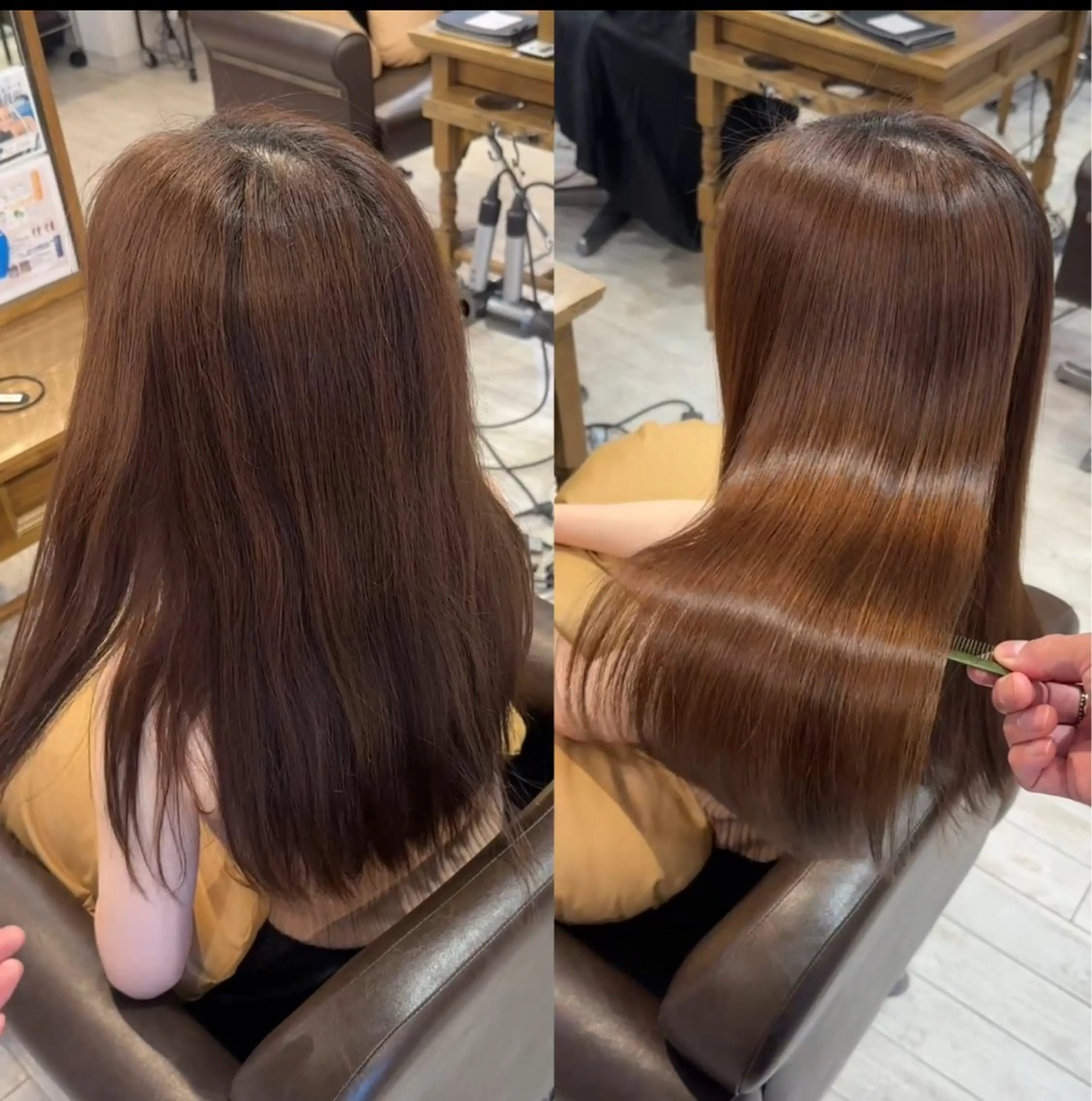 セミロング 縮毛矯正 縮毛矯正/ショート/ レイヤー/畑中正敏のヘアスタイル