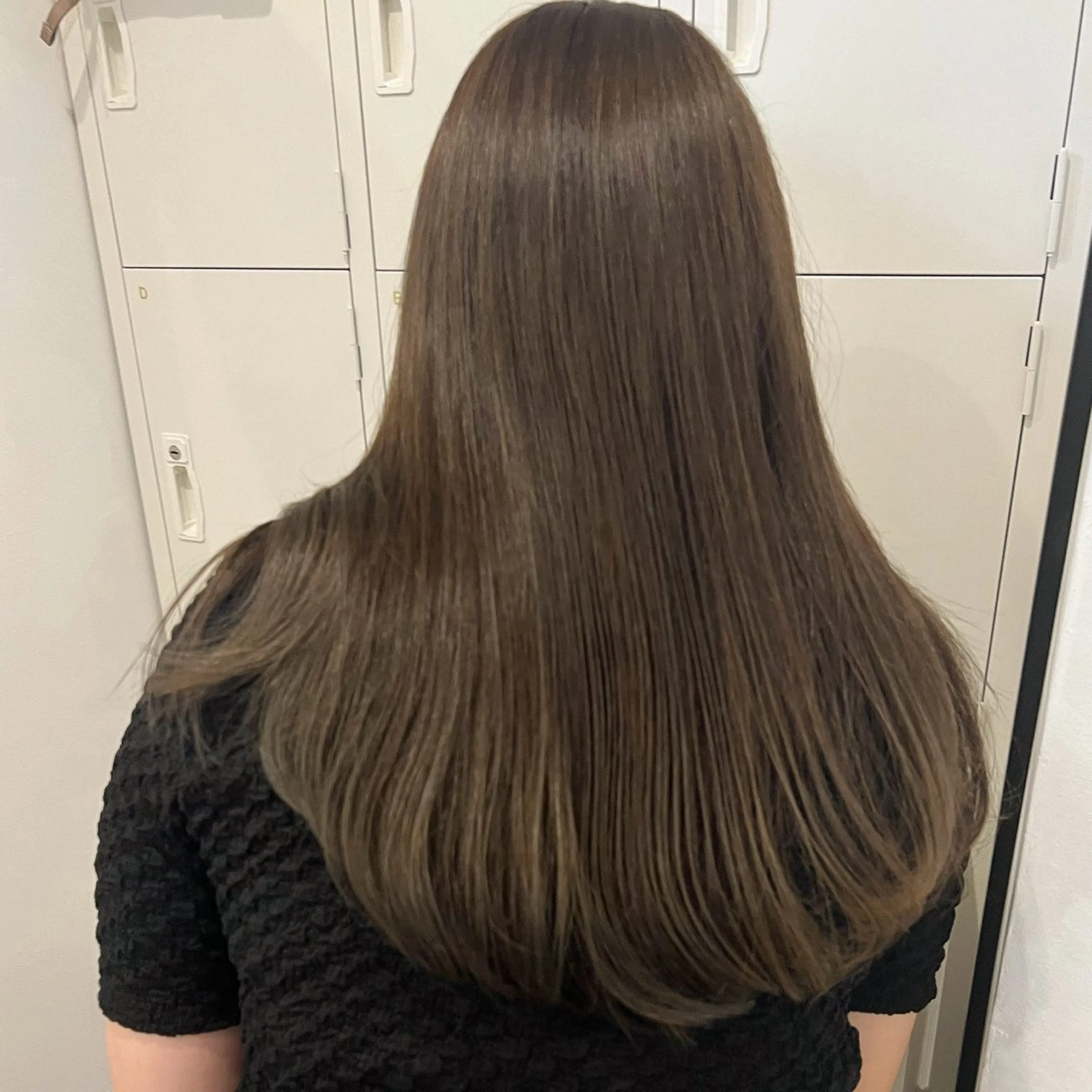 ロング カラー レイヤーカット ボブパーマNo.1のヘアスタイル