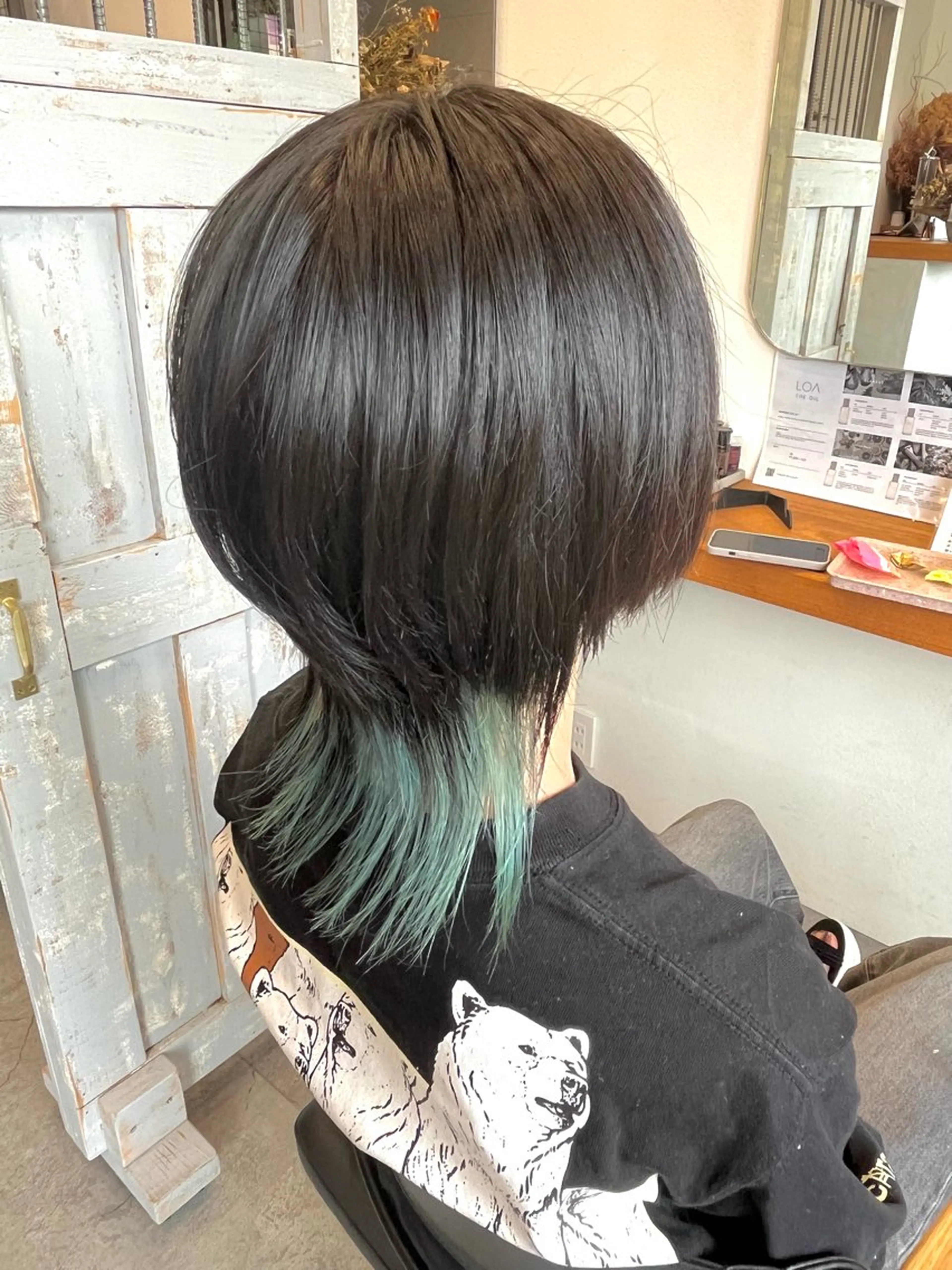 カラー ヘアカラー トリートメント sheer lyric所属・森 莉子のヘアスタイル