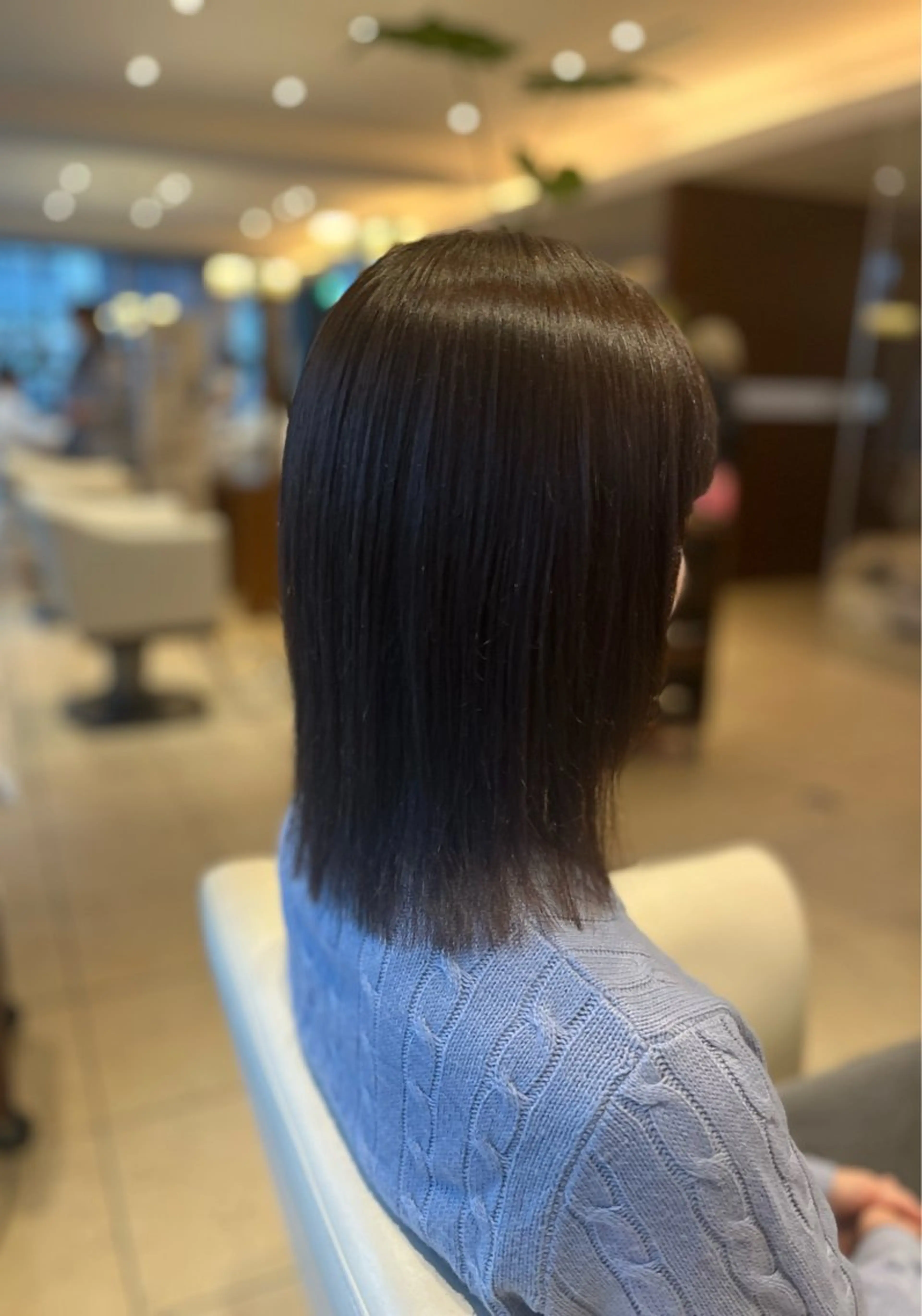 ミディアム パーマ 山田 梨乃のヘアスタイル