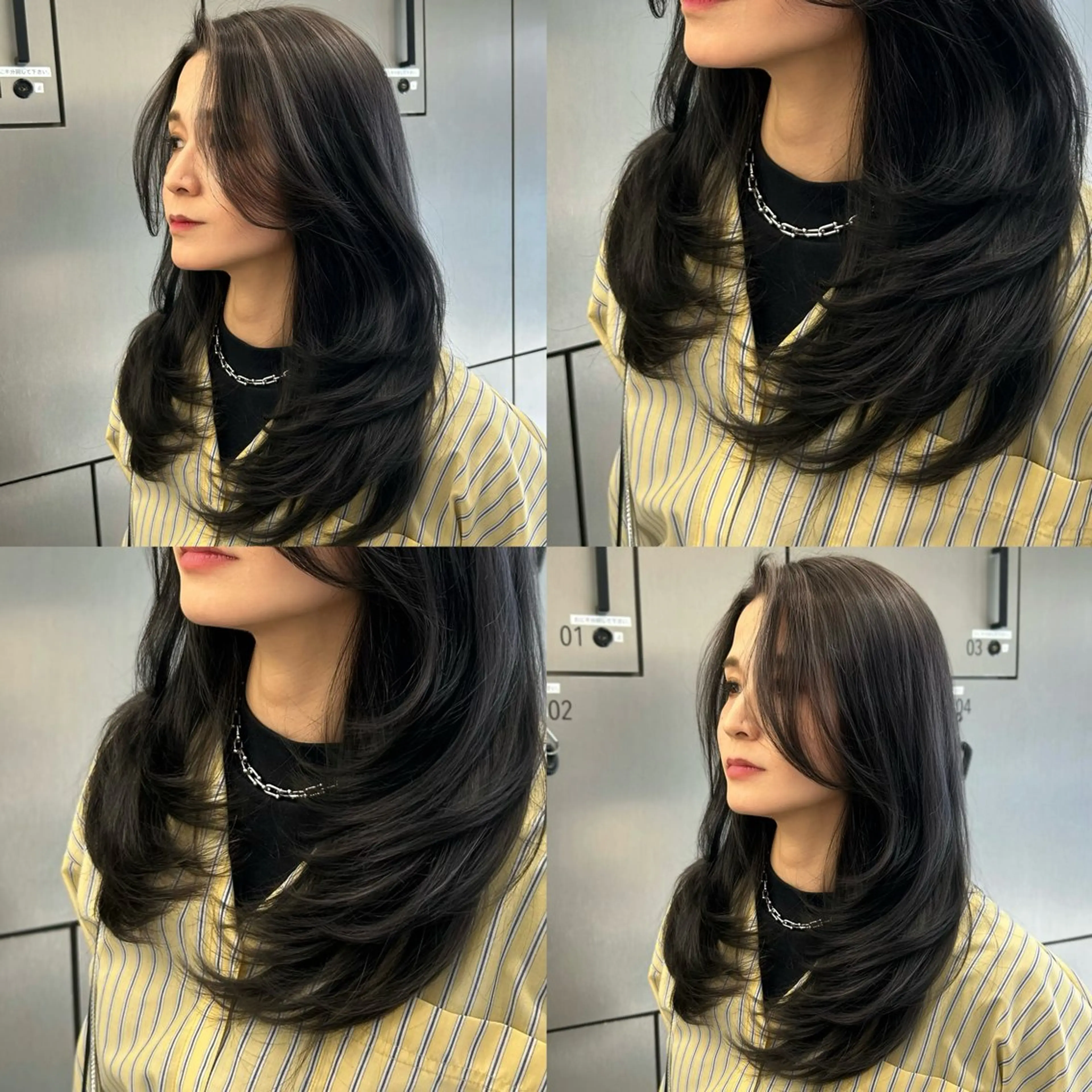 ロング 外国人風カラー ハイライト レイヤーカット カット ヘアカラー 大人レイヤー/艶美髪 🇺🇸TOMONAのヘアスタイル