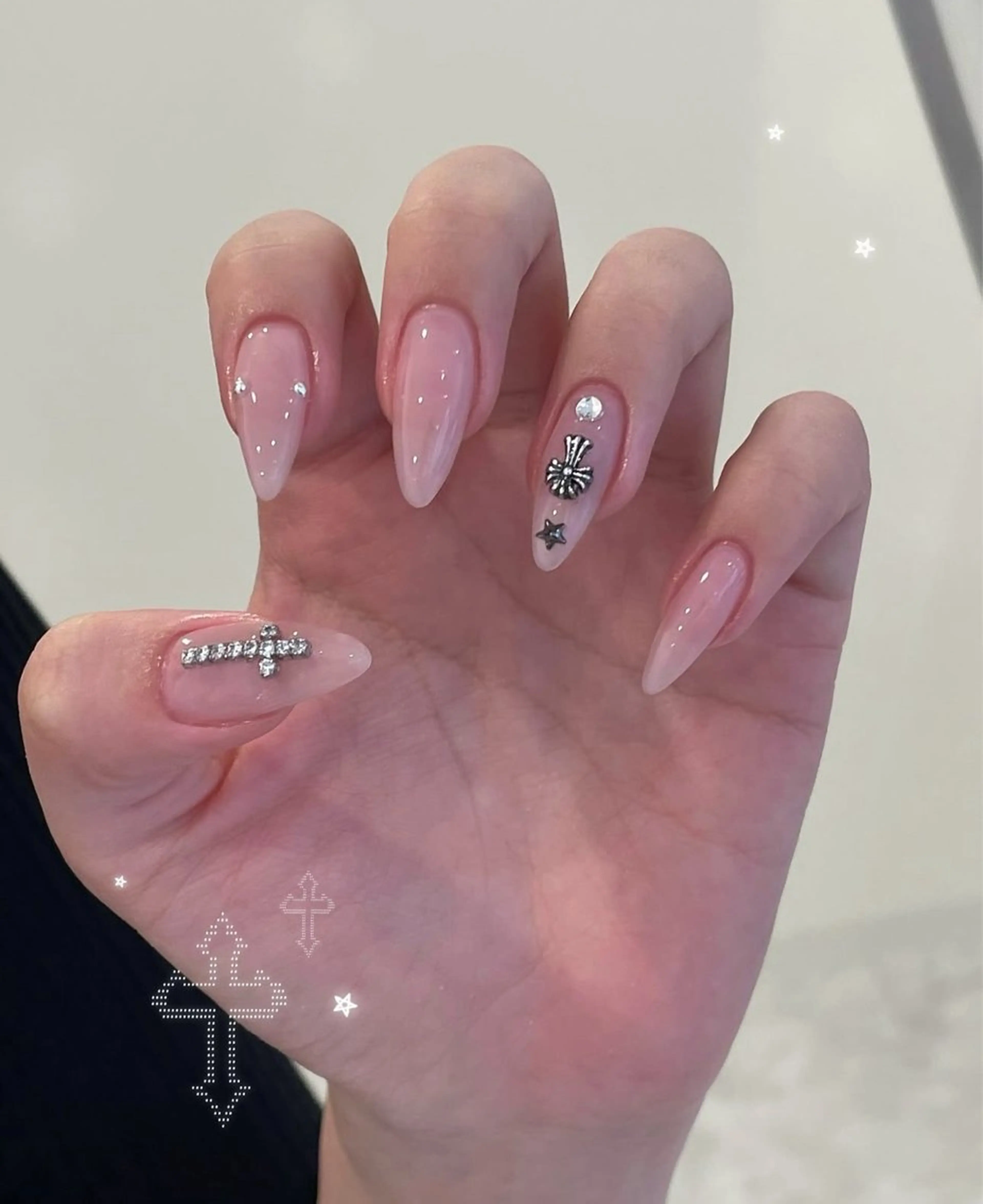 ネイル 韓国ネイル 持ち込み ニュアンスネイル ネイルチップ ハンドネイル TABI ANA.CHUOのネイルデザイン