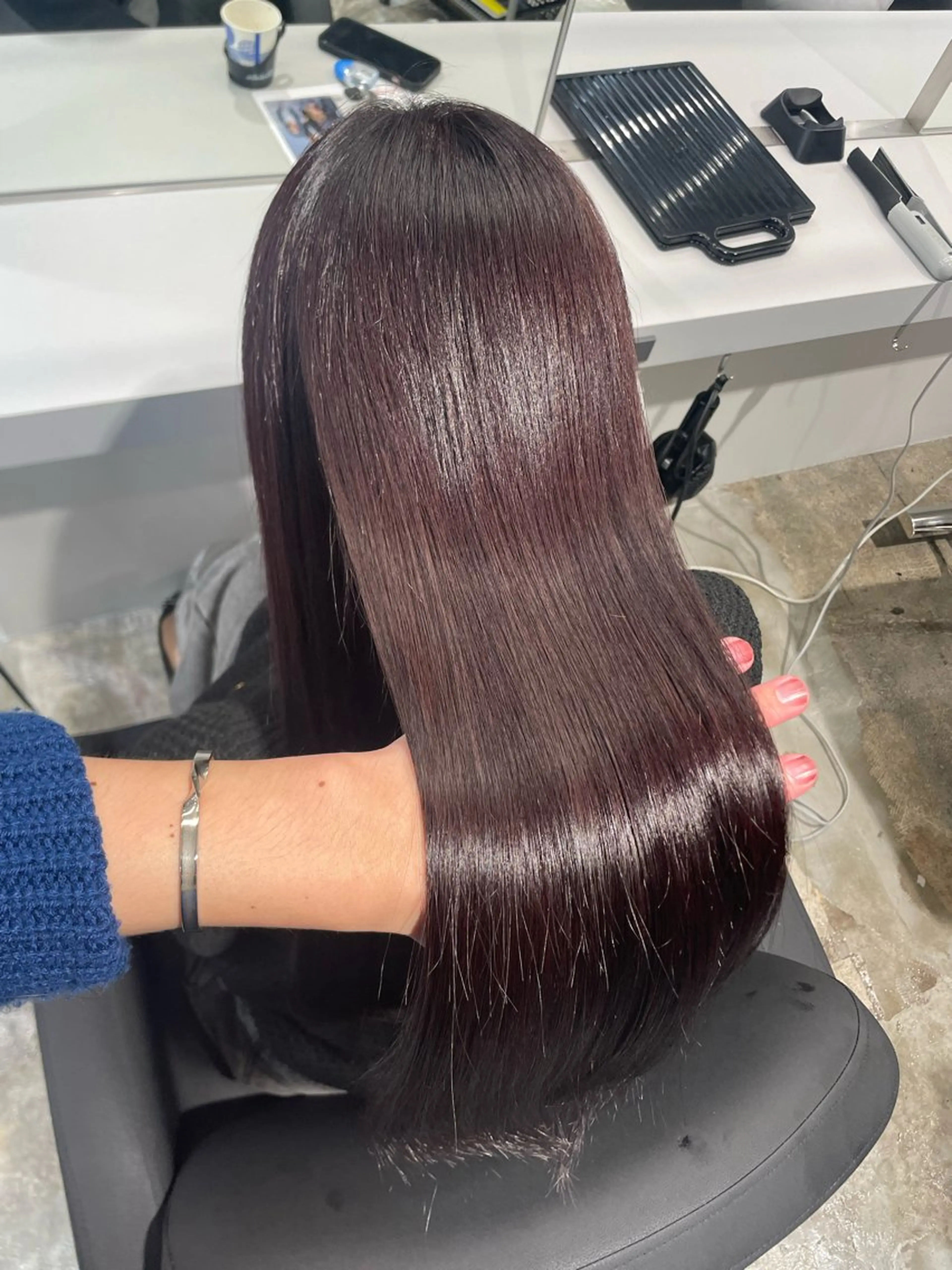 ロング カラー ラベンダーカラー ピンクカラー ピンクラベンダー 髪質改善/美髪カラー Hiroakiのヘアスタイル