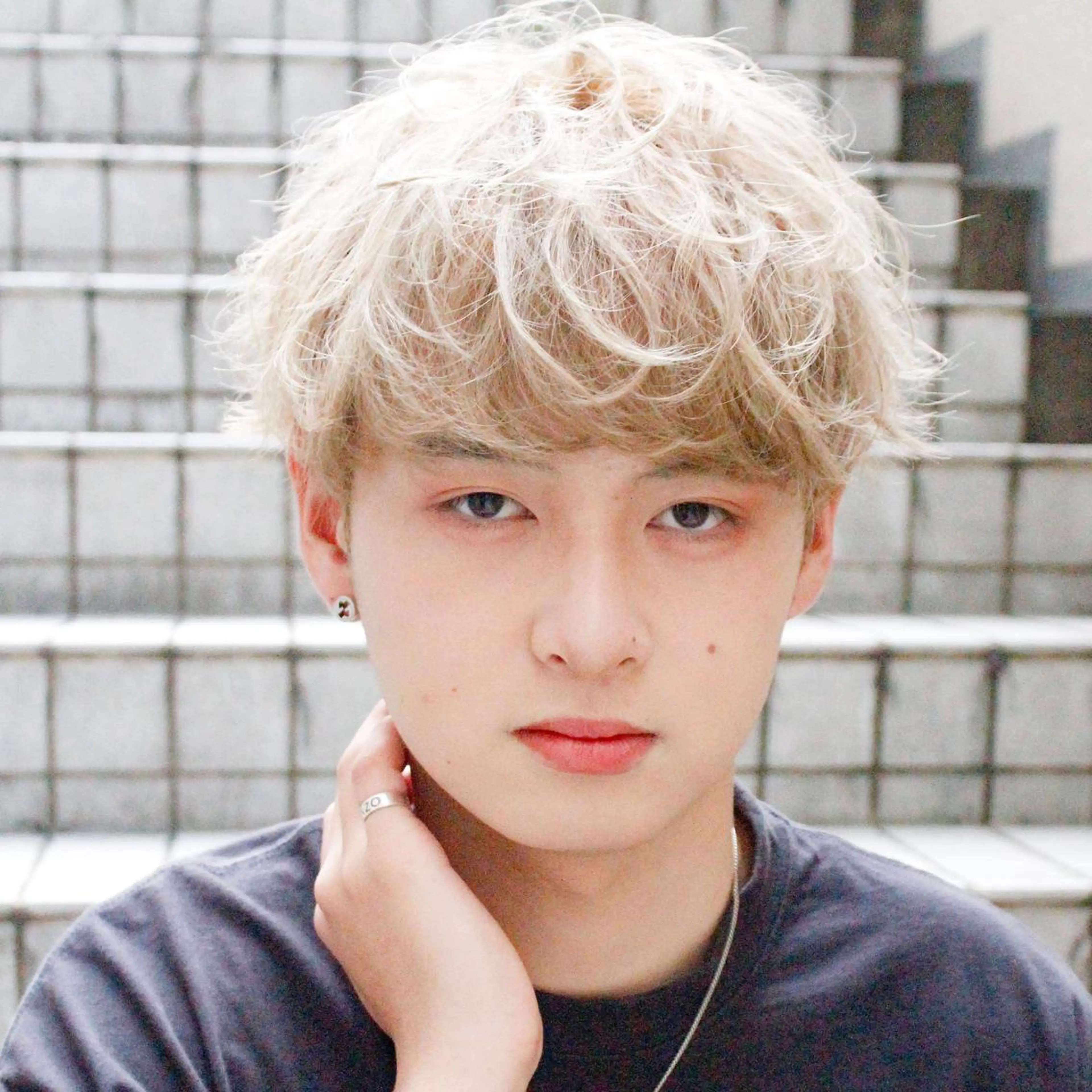 ショート メンズ カット ヘアカラー FERIA fam 小林勇太のヘアスタイル