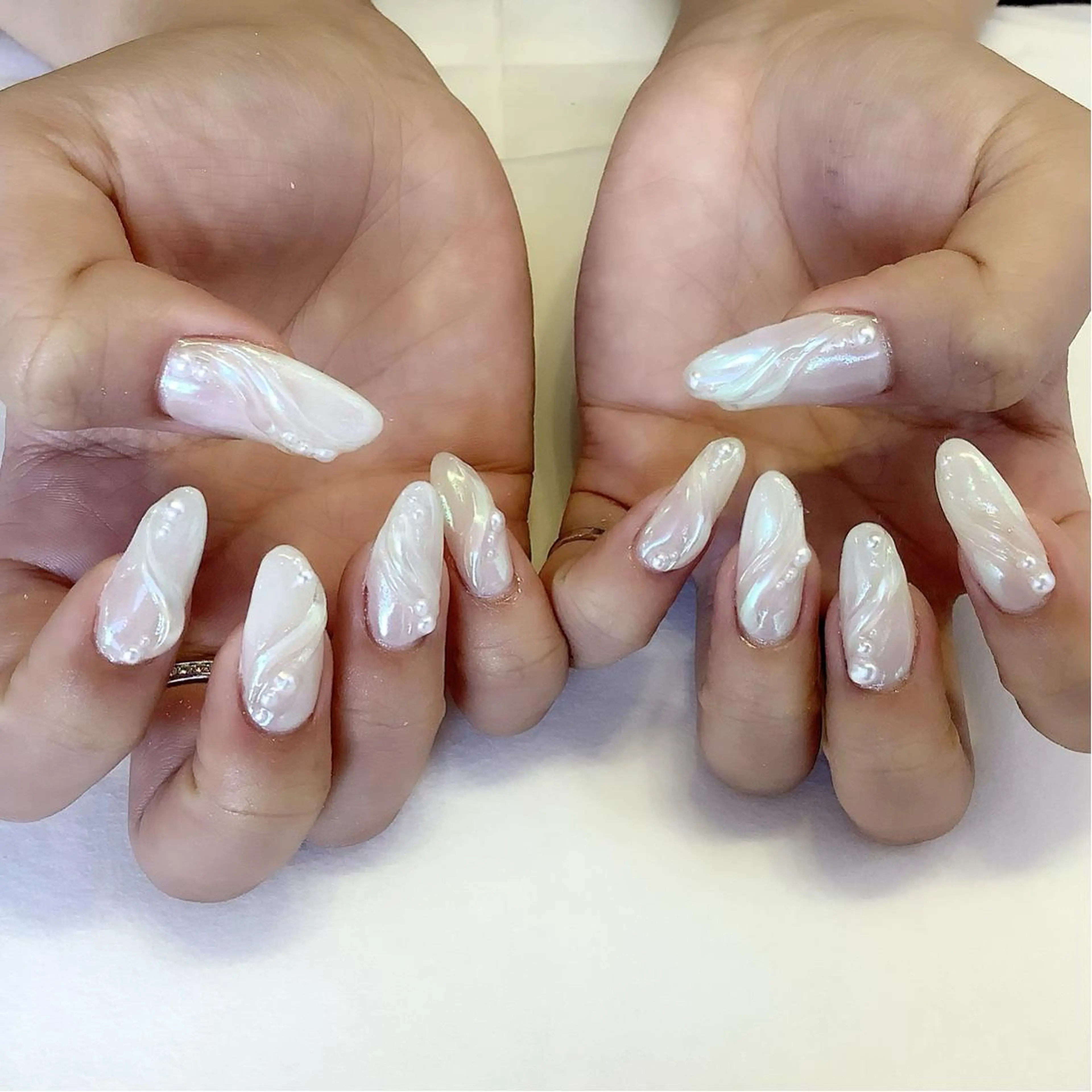 ネイル ハンドネイル 💎🐰 saki. m 🐰💎のネイルデザイン