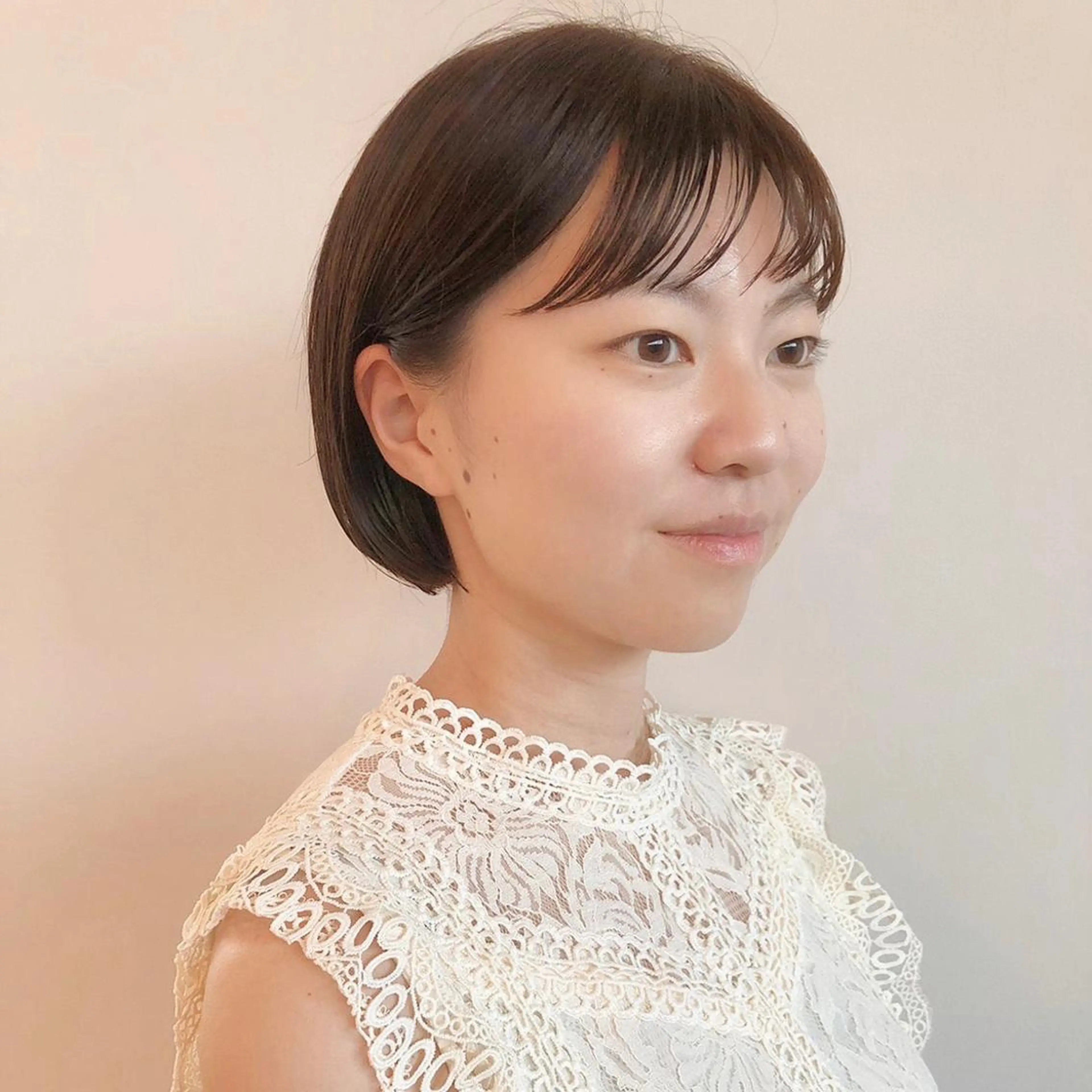 ショート カラー ショートボブ ボブ ショートヘア カット ヘアカラー トリートメント カットハウスwith所属・角田 翔太郎のヘアスタイル