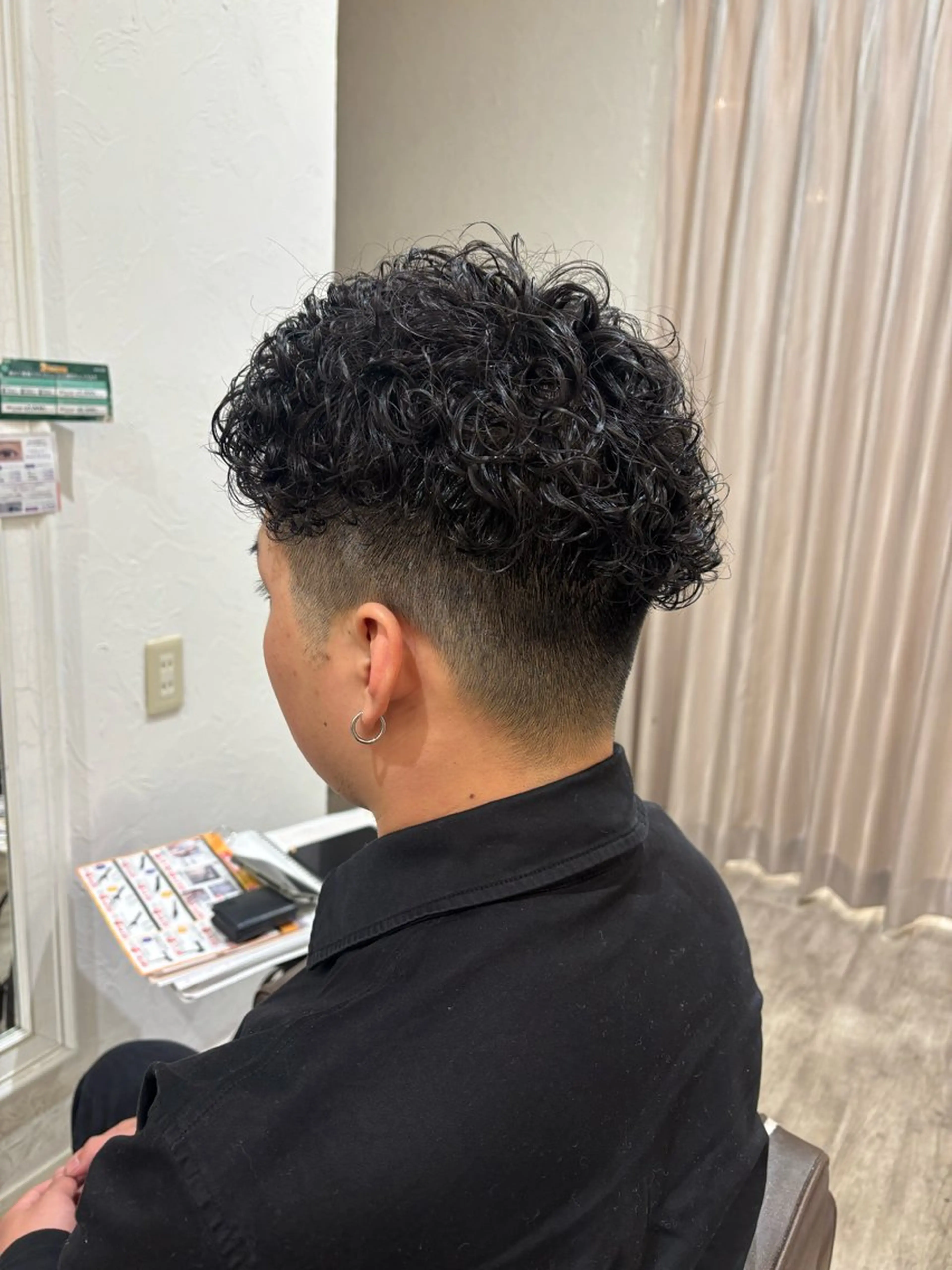 メンズ カット パーマ hina /大曽根駅のヘアスタイル