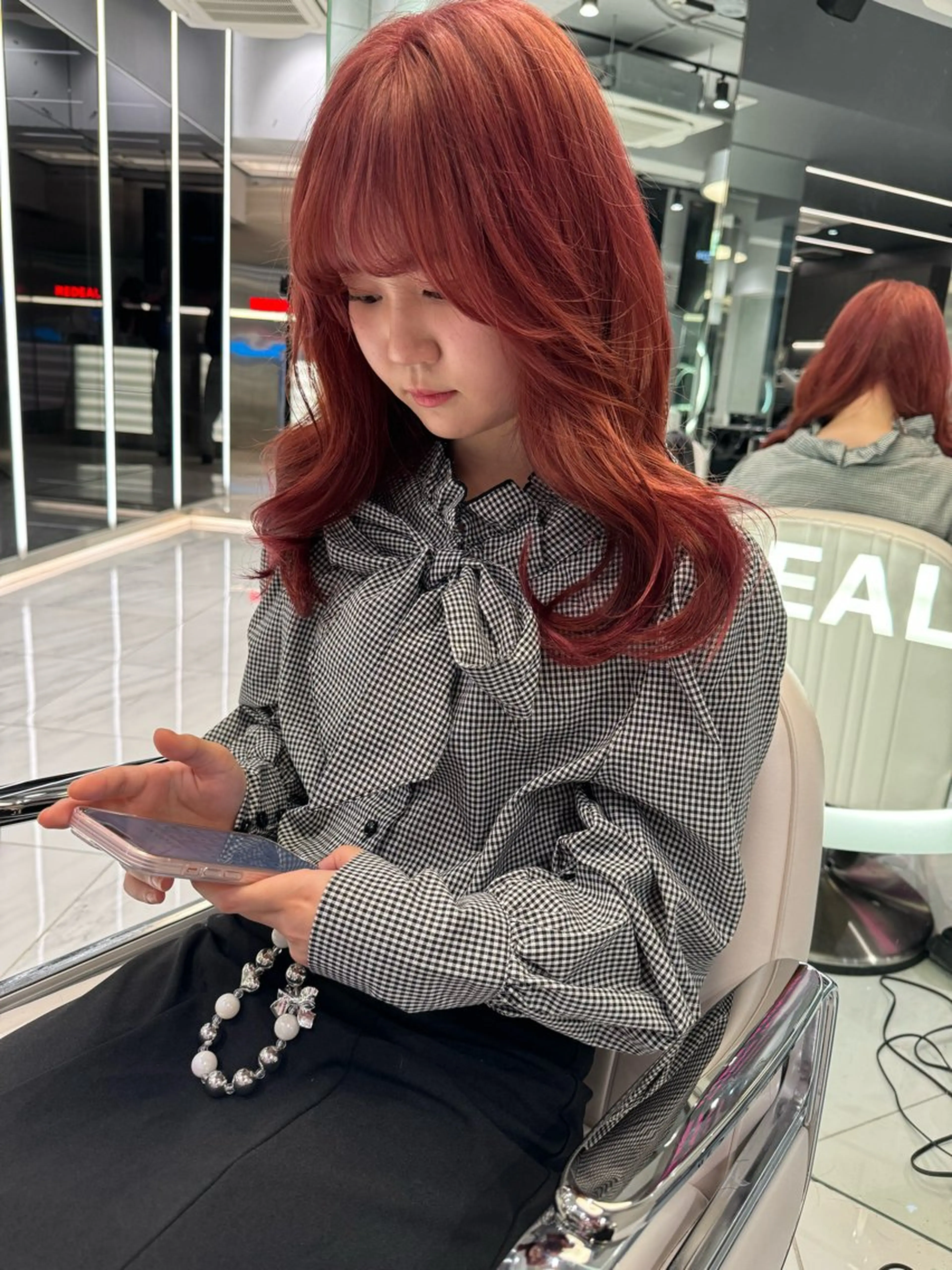 セミロング REDEAL SHIBUYA所属・maya/レイヤー カット/ミインパーマのヘアスタイル