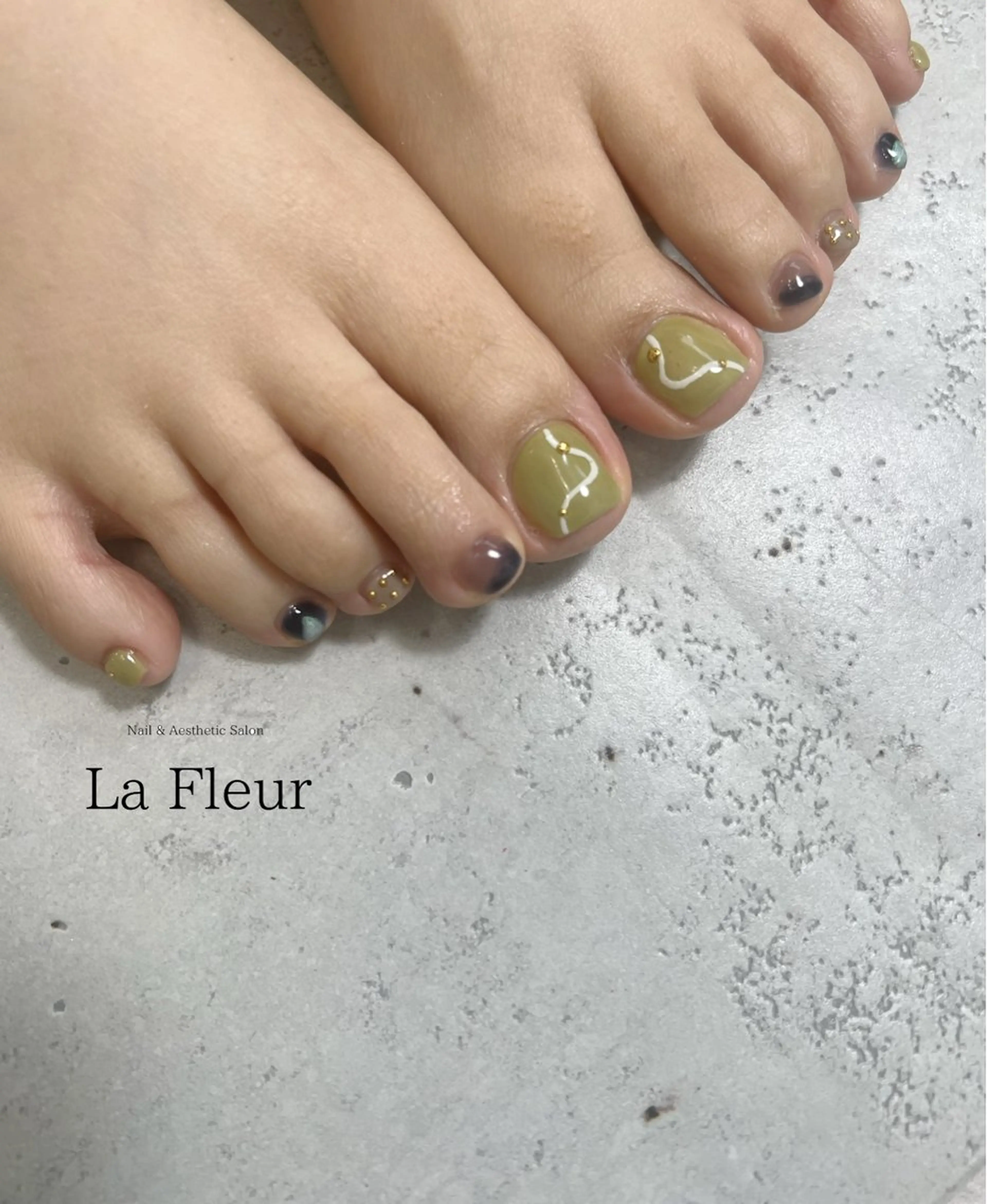 ネイル フットネイル H. Sayuriのネイルデザイン