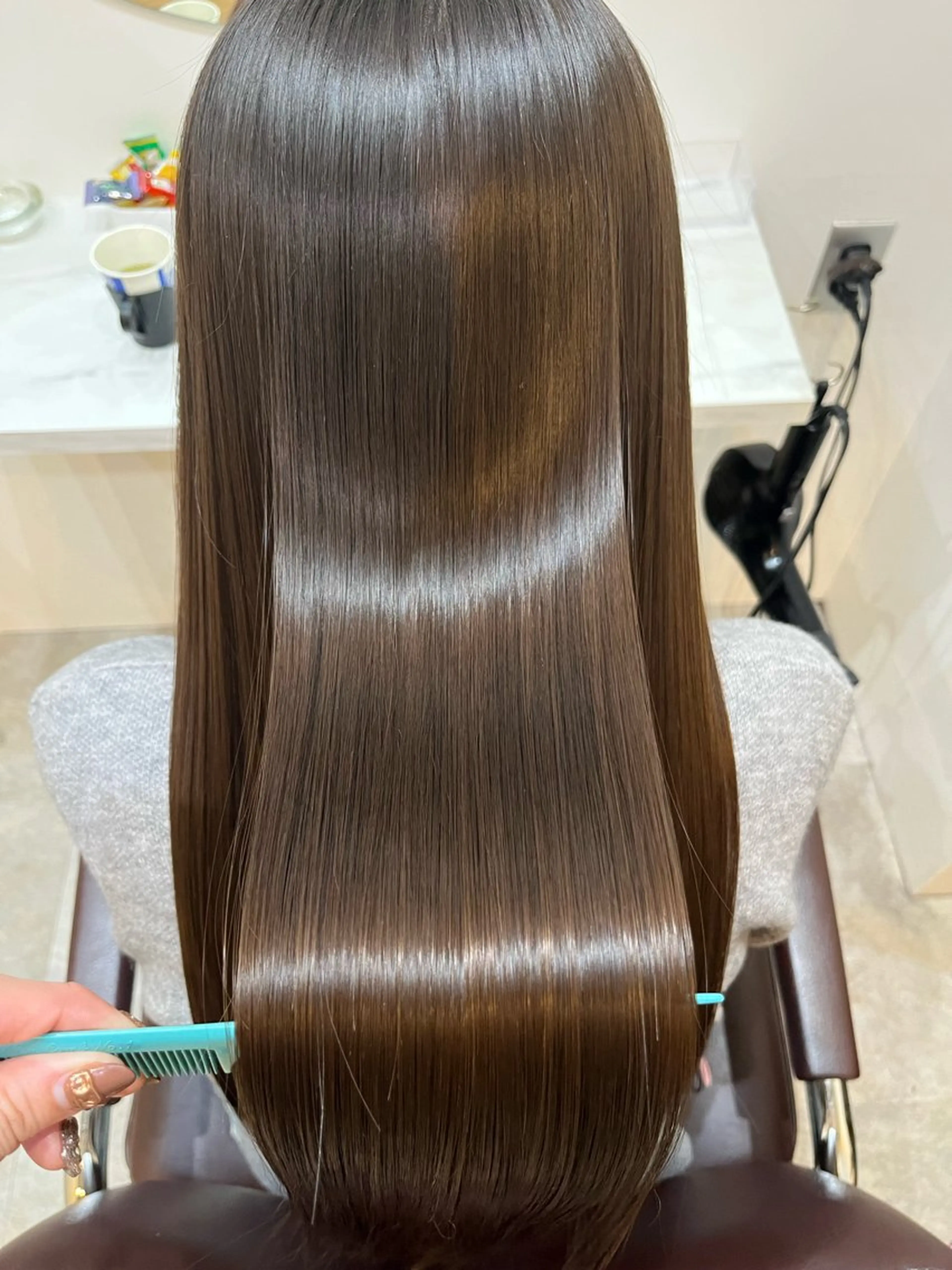 ロング カラー カット ヘアカラー トリートメント 【髪質改善　艶髪】 布川　莉穂のヘアスタイル