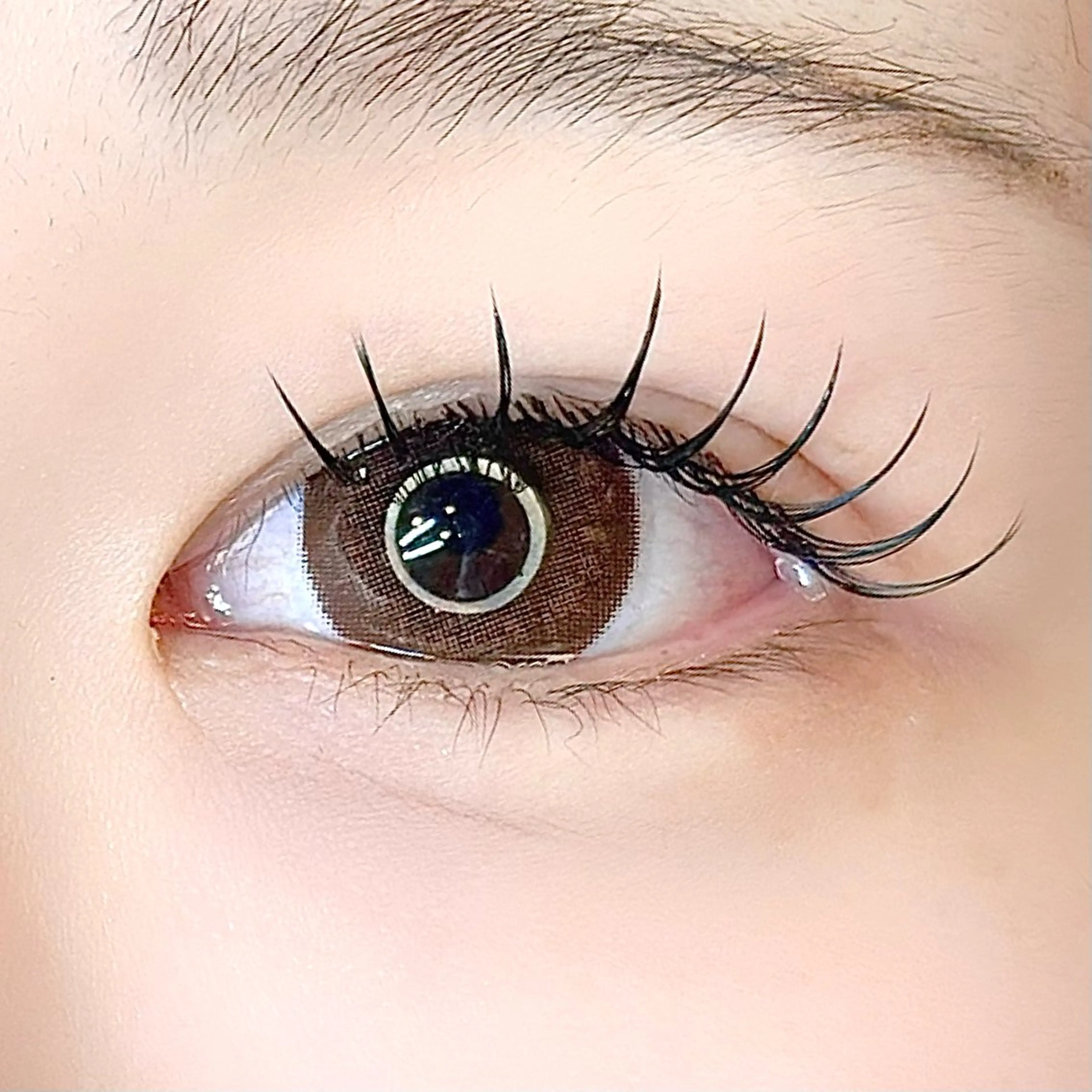 マツエク・マツパ 束感まつ毛 フラットラッシュ ella所属・ella eyelashのマツエク・マツパデザイン