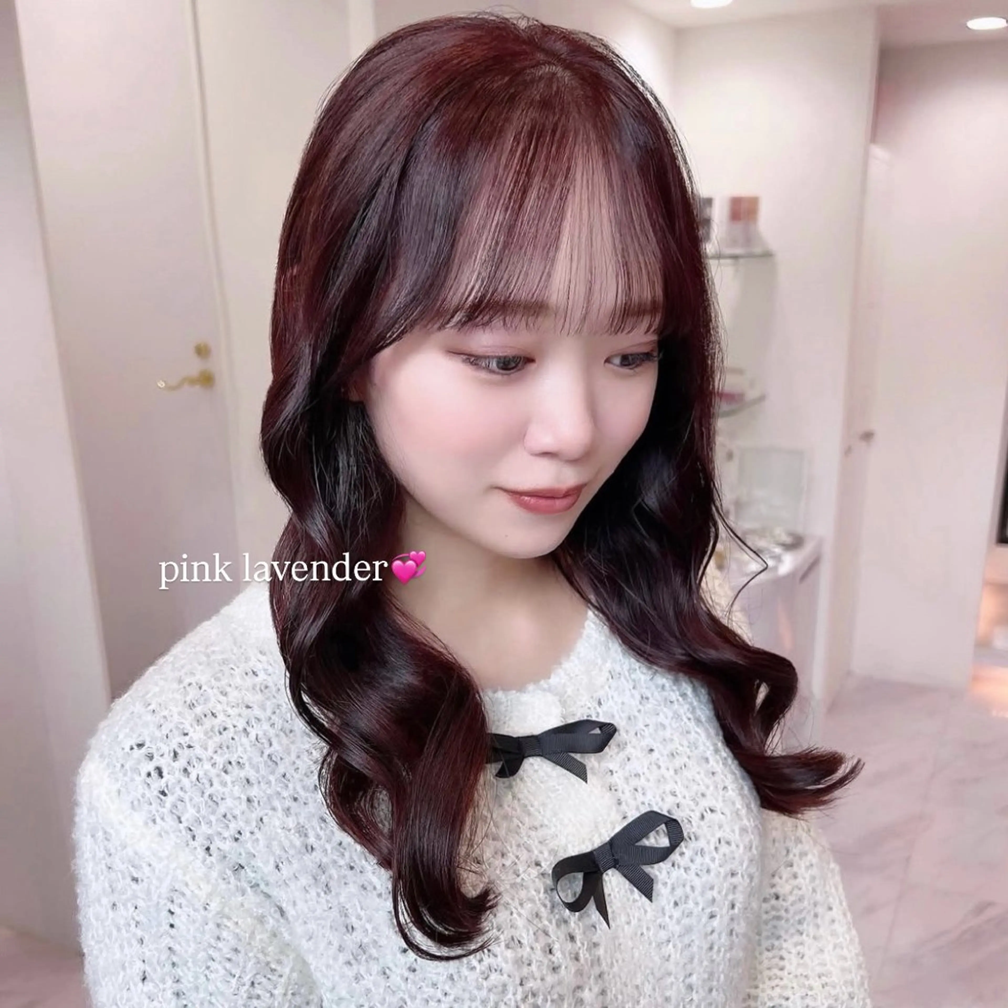 セミロング カラー 𝑚𝑖𝑤𝑎 /名駅/透明感カラーのヘアスタイル