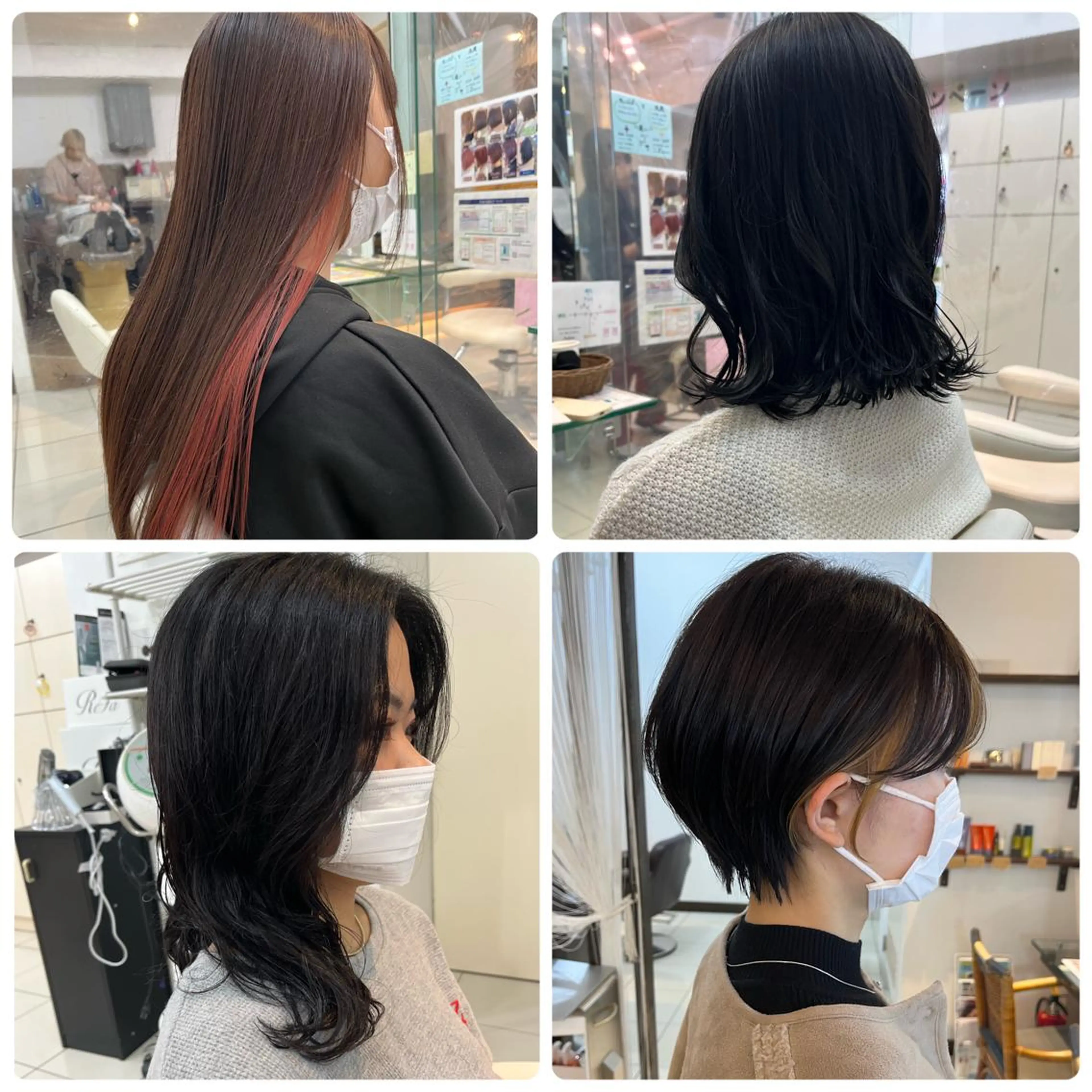 ショート カラー パーマ ヘアアレンジ アレンジ＆ショート 💙YUKINOのヘアスタイル