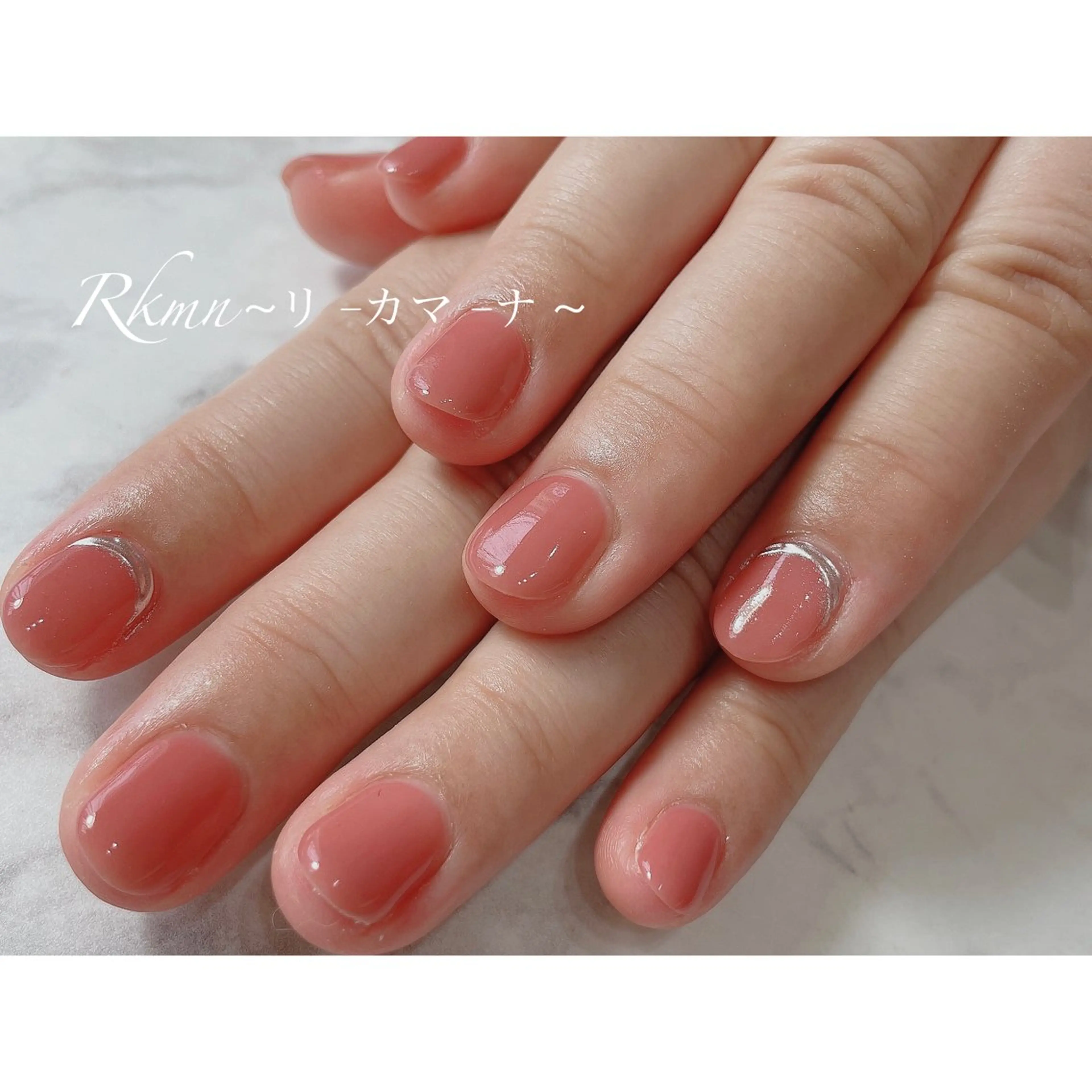 ネイル アートネイル ミラーネイル ピンク 春ネイル ハンドネイル フットネイル ハンドケア Rkmn ~リ-カマ-ナ~のネイルデザイン