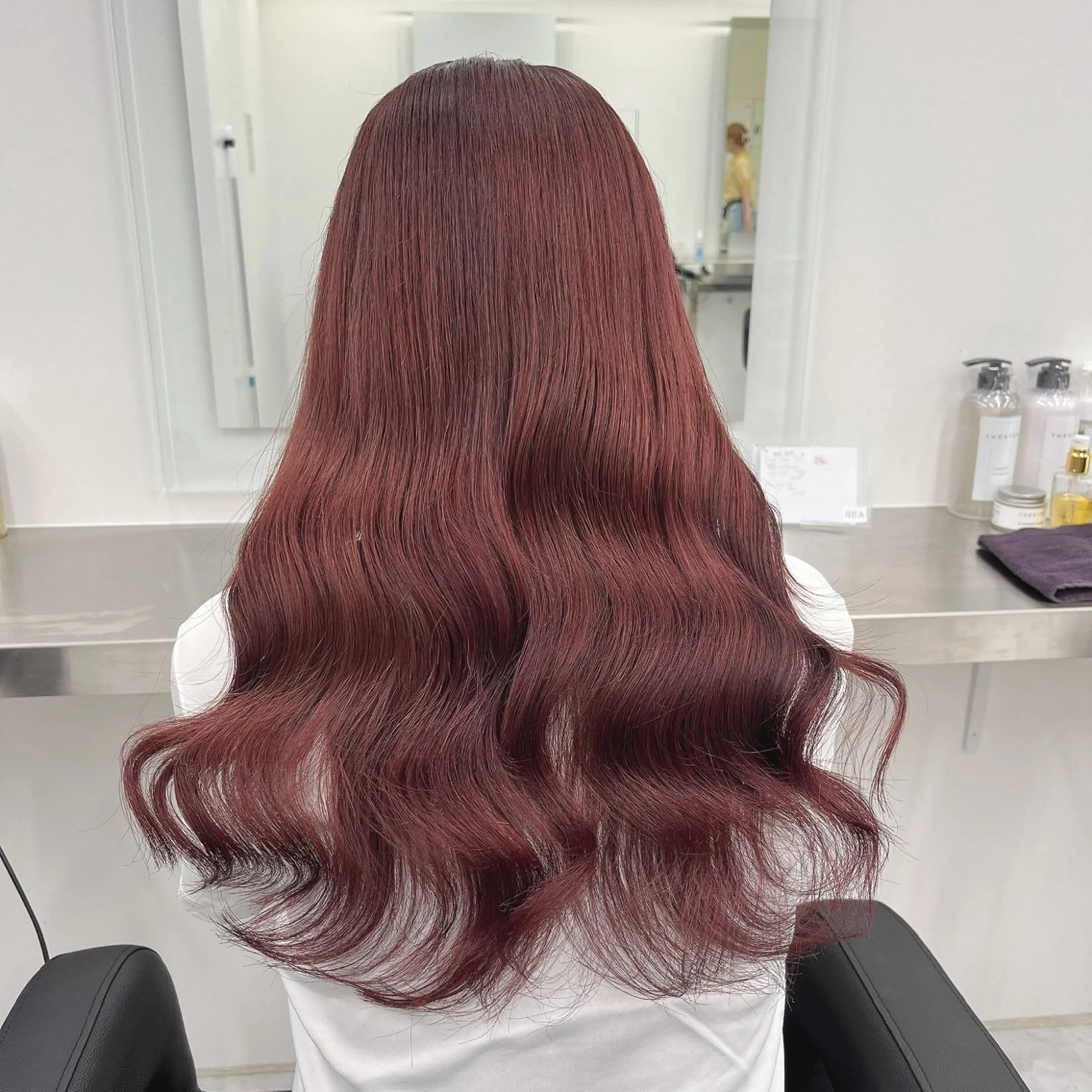 ロング カラー ヘアアレンジ ヘアカラー ヘアセット 🫧‪🎀うる艶暖色 🏹Nanako🎀のヘアスタイル