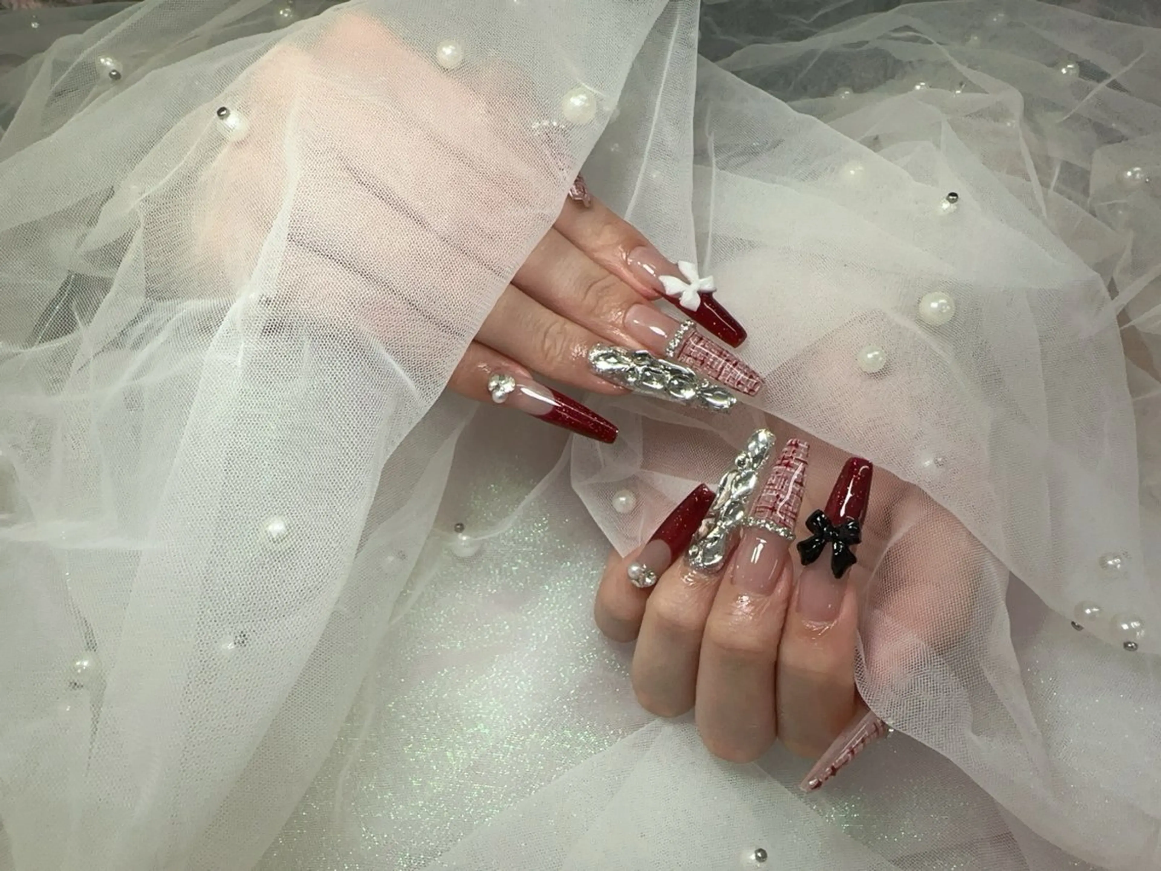 ネイル ハンドネイル Hey🌈NAIL 長さ出し専門店のネイルデザイン