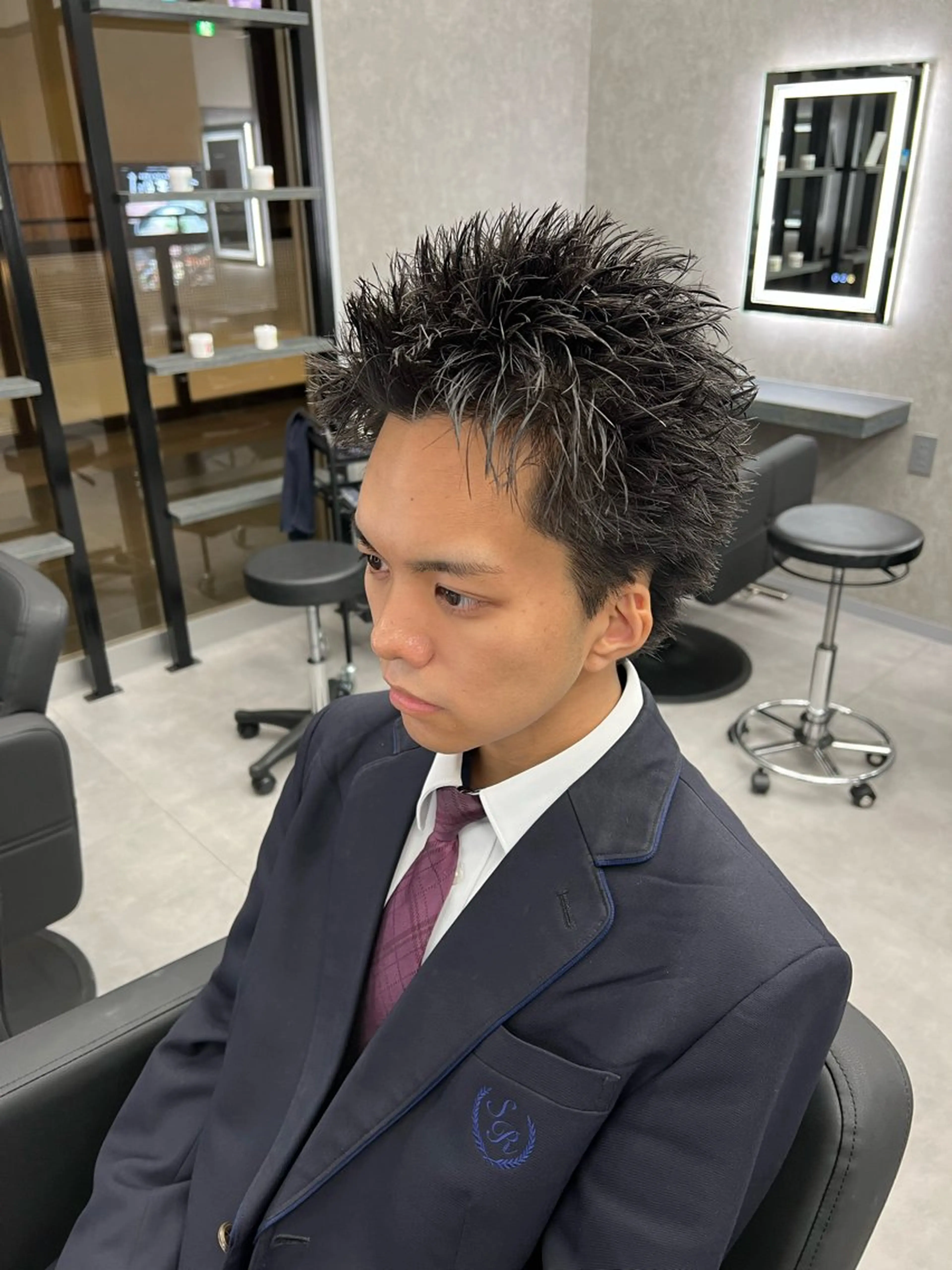 パーマ メンズ カット スパイキーの鬼 ヒロムのヘアスタイル