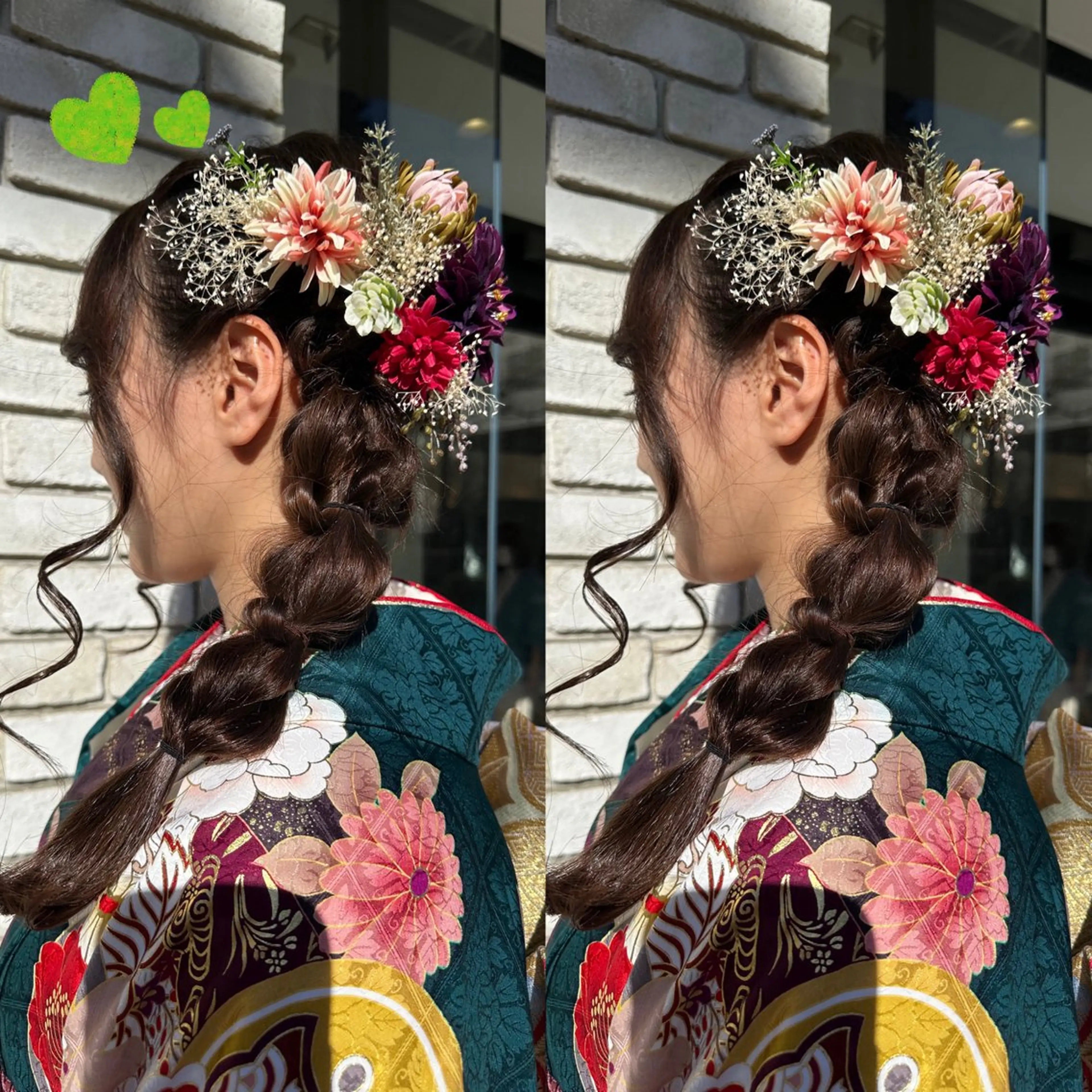 ロング ヘアセット lovis🧸ゆうあ 🧸/透明感カラーのヘアスタイル