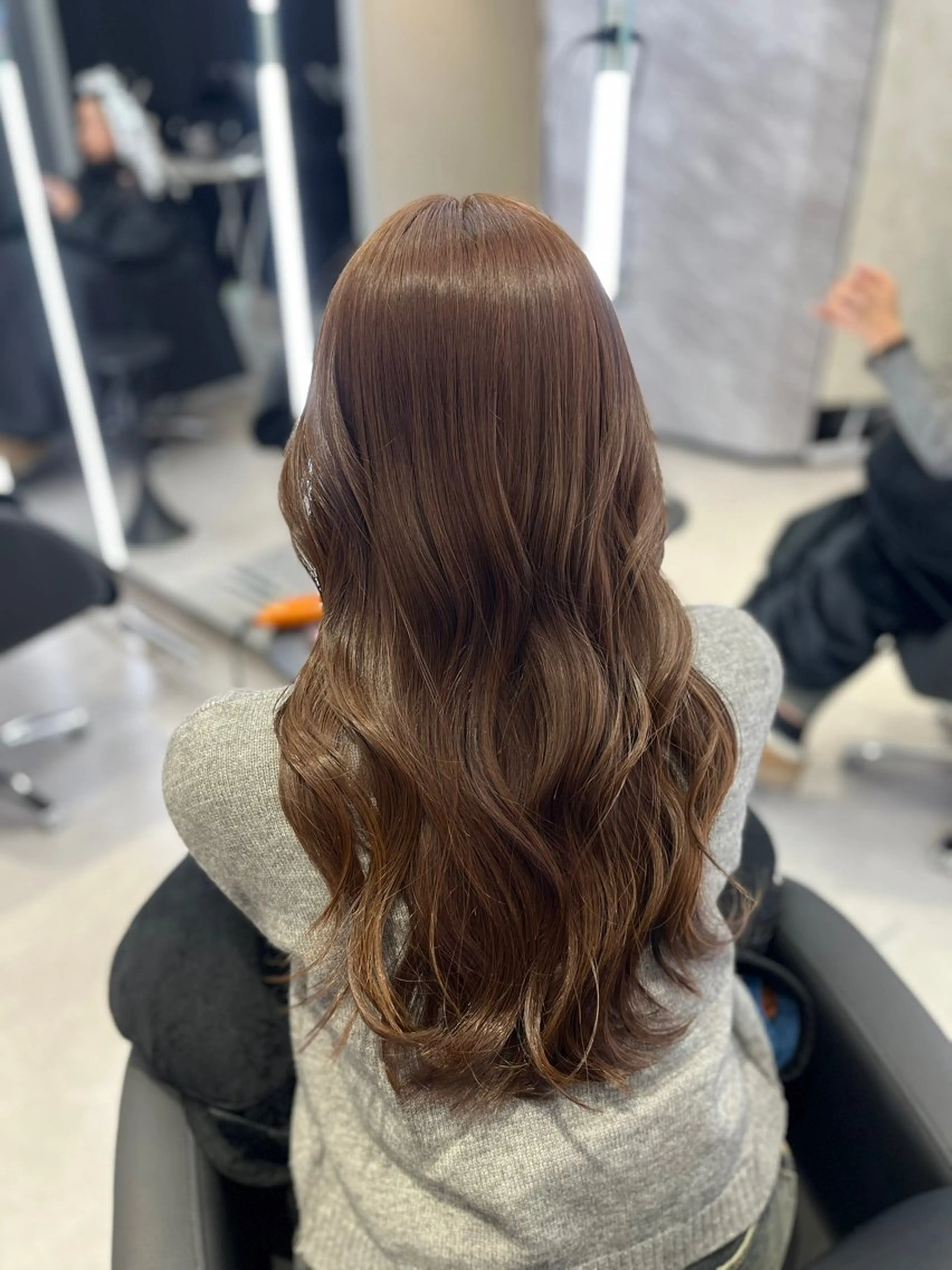 ロング ヘアカラー Itsuki/心斎橋 髪質改善/暗髪カラーのヘアスタイル