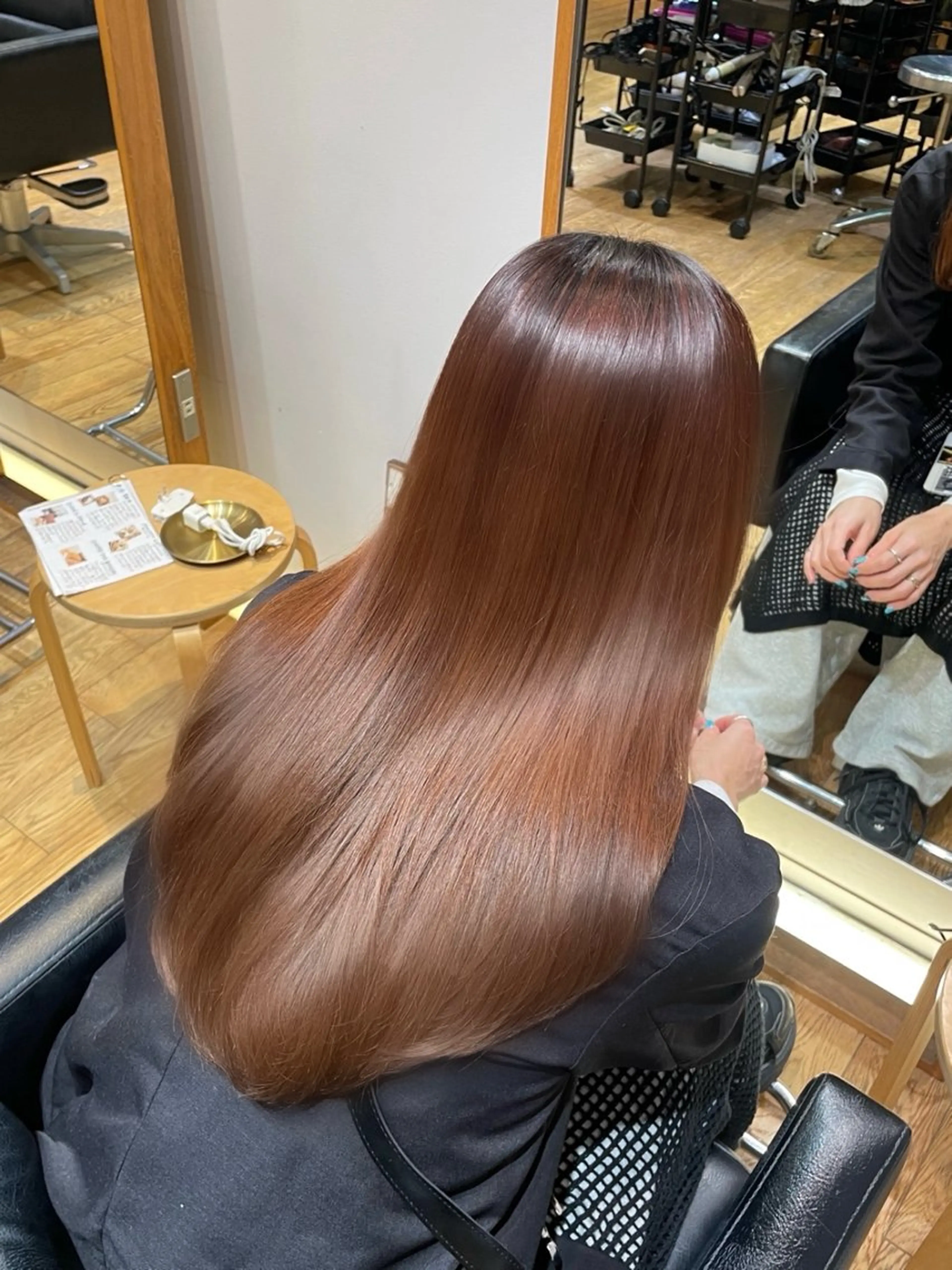 ロング パーマ カット 縮毛矯正 トリートメント 縮毛矯正/レイヤー 🌙ひかるのヘアスタイル