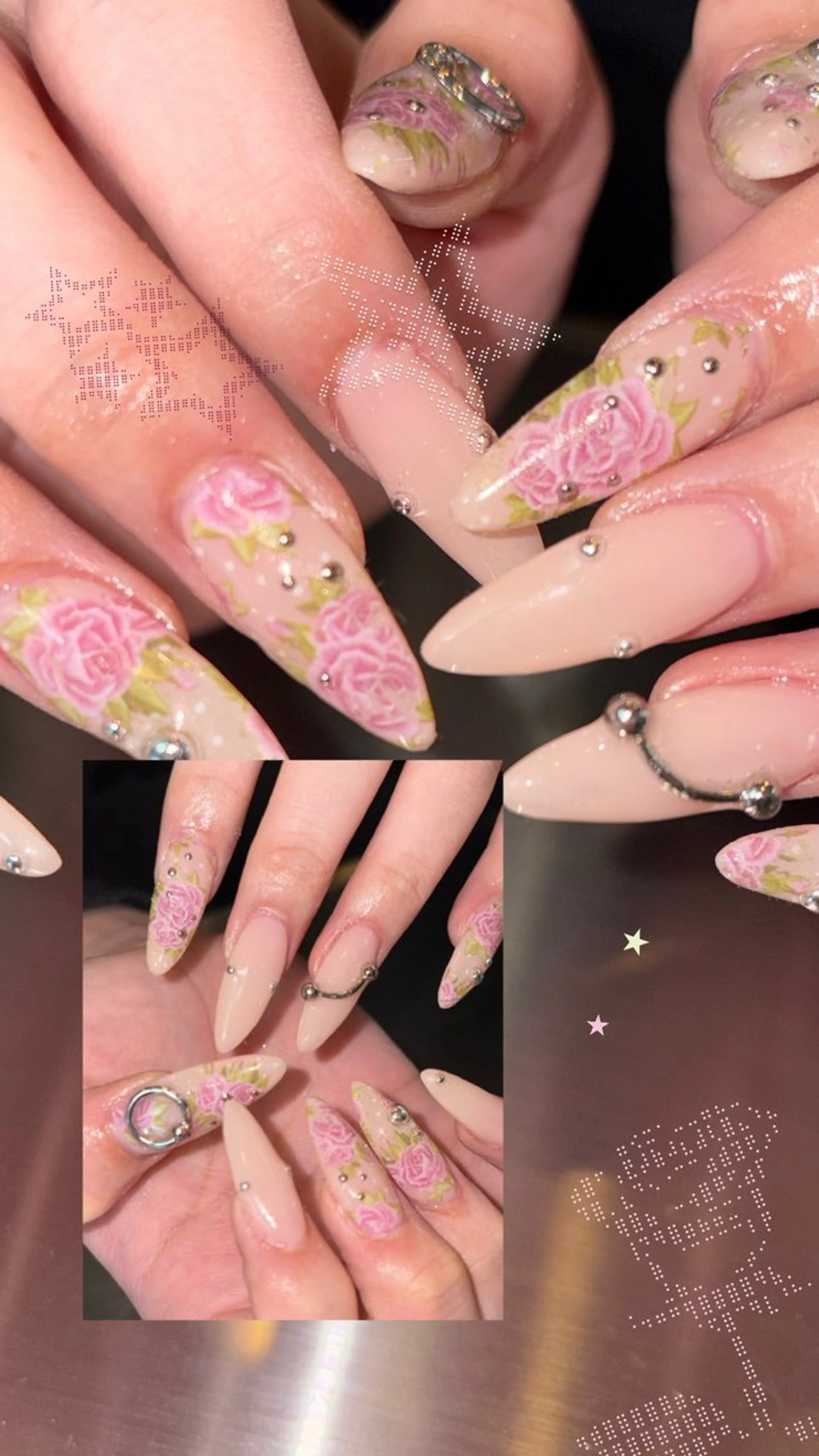 ネイル ロングネイル ハンドネイル múte所属・mute. amiのネイルデザイン