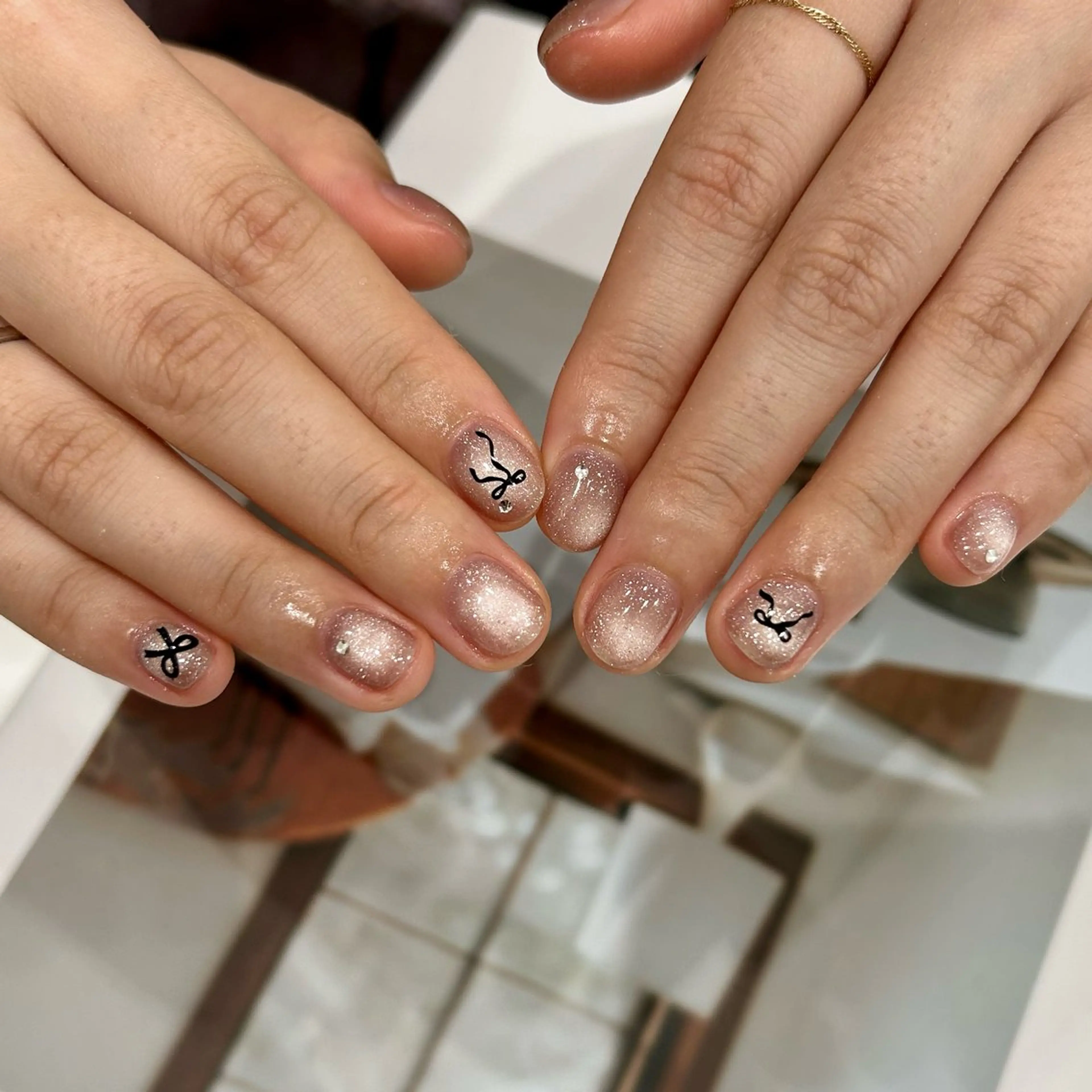 ネイル 持ち込み Allure 小山店 結咲(ゆいさ)のネイルデザイン