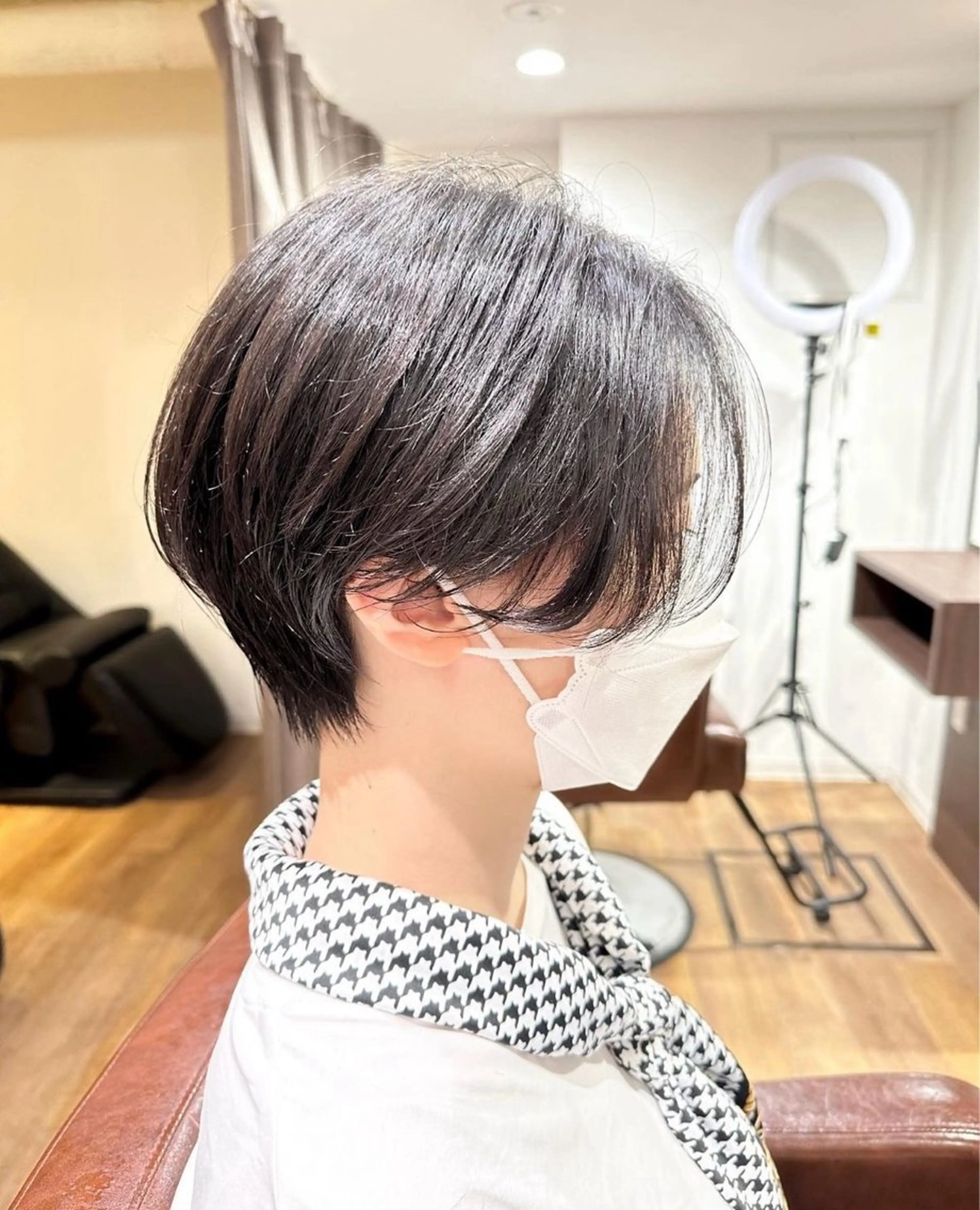 ショート ハンサムショート ショートヘア 🌈縮毛矯正/ショー ト/MIKI🌈のヘアスタイル